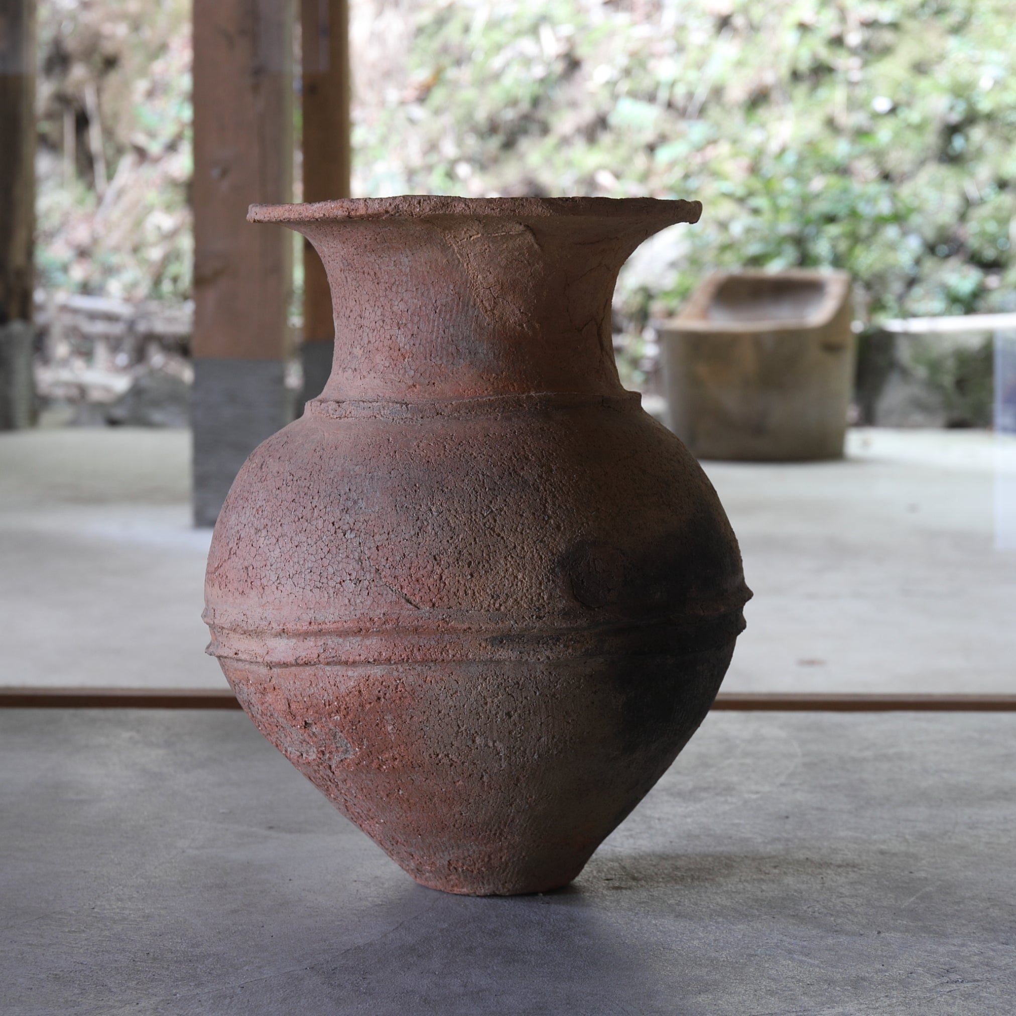 LOZA DE BARRO / CUENCO PROFUNDO, Con decoración, b, Período Yayoi(300 a. C.–250 d. C.)