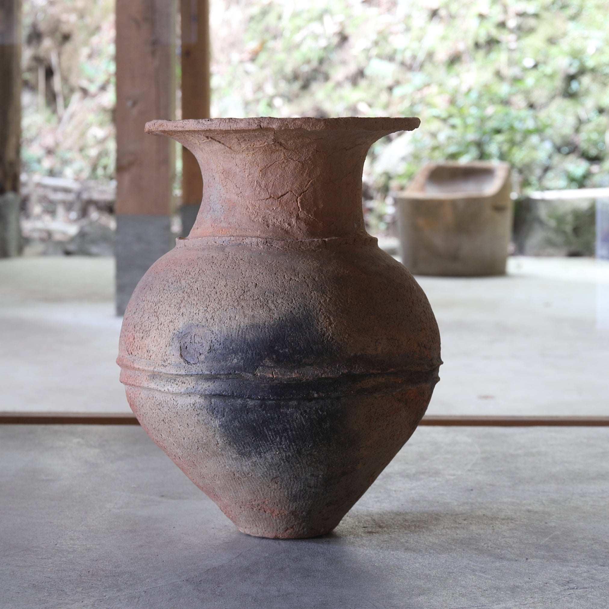 LOZA DE BARRO / CUENCO PROFUNDO, Con decoración, b, Período Yayoi(300 a. C.–250 d. C.)