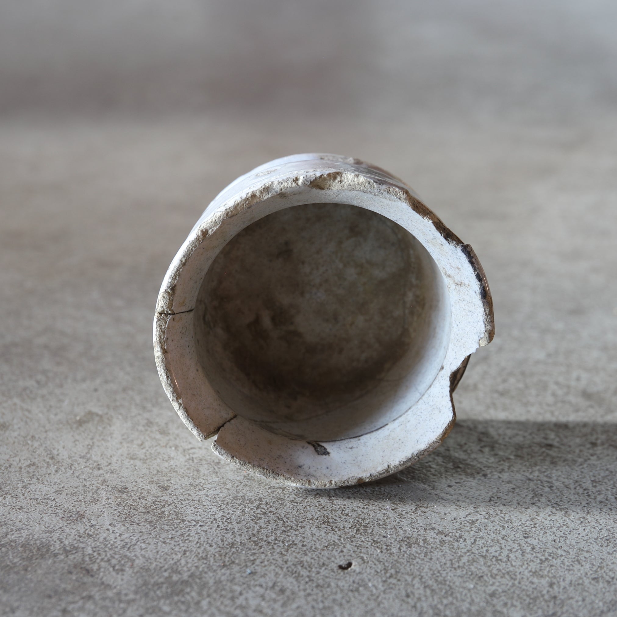 KLEINES GEFÄSS, Delfter Ware, weiß glasiert, 4, Niederländische Antiquität, Frühe Neuzeit(16.–19. Jahrhundert)