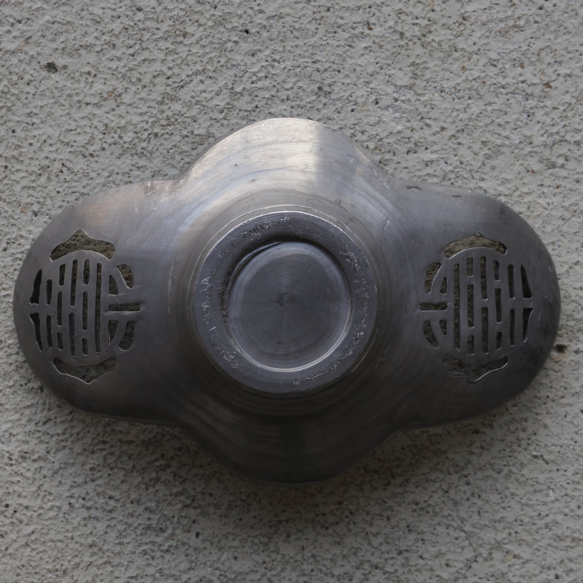 古錫透雕瓜形茶托 5件套(清朝, 西元1616年–1911年)