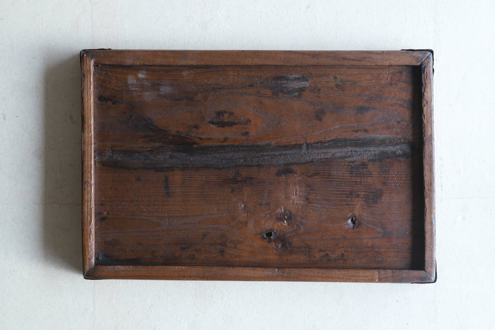 BANDEJA RECTANGULAR DE MADERA, a5, Dinastía Joseon(1392–1897 d. C.)