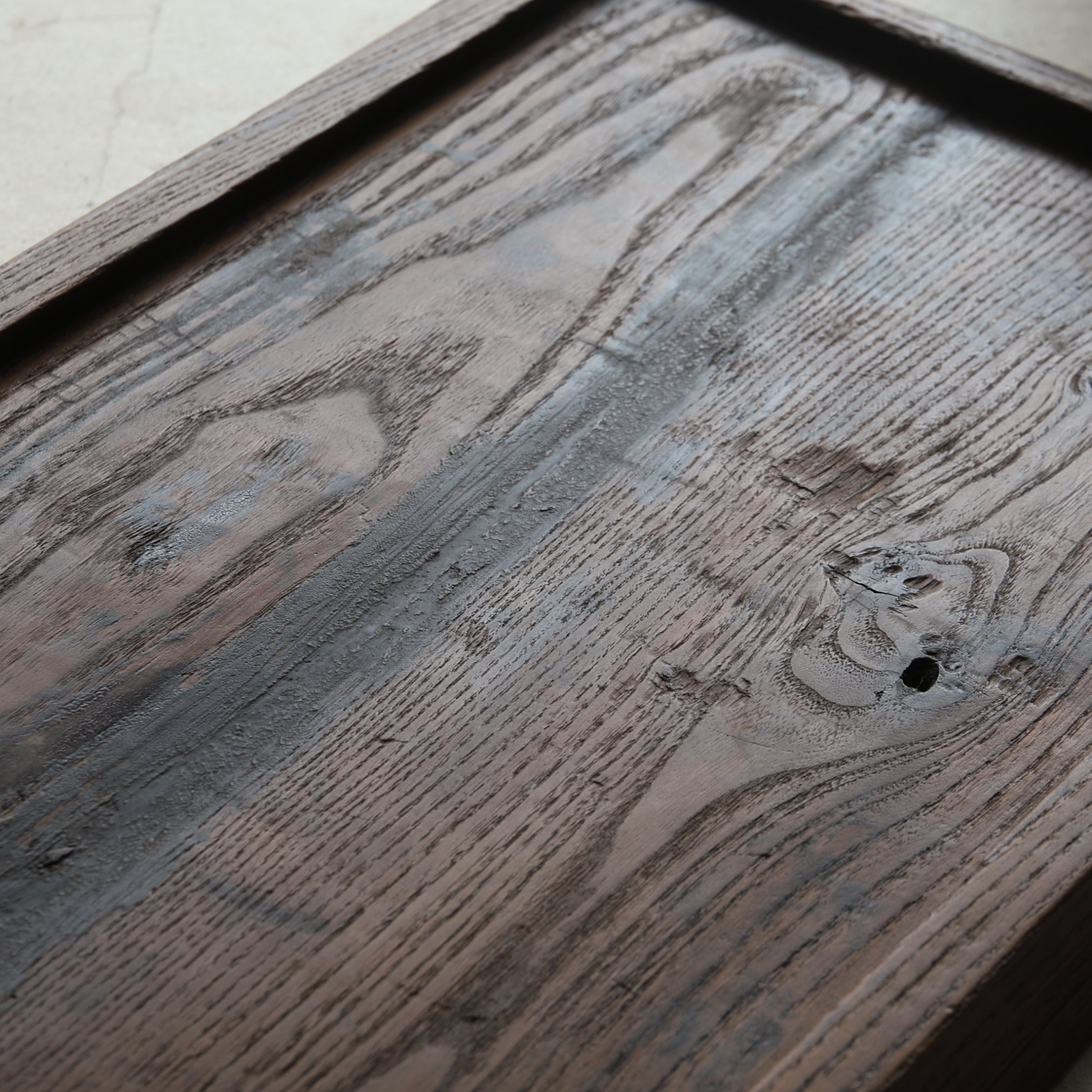 BANDEJA RECTANGULAR DE MADERA, a5, Dinastía Joseon(1392–1897 d. C.)