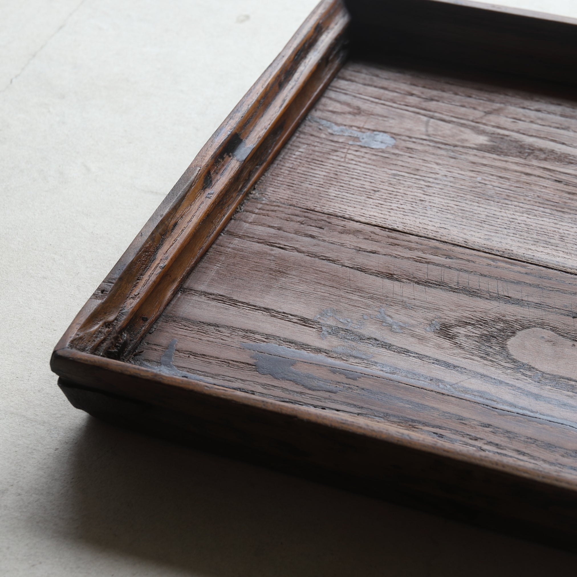 BANDEJA RECTANGULAR DE MADERA, a5, Dinastía Joseon(1392–1897 d. C.)