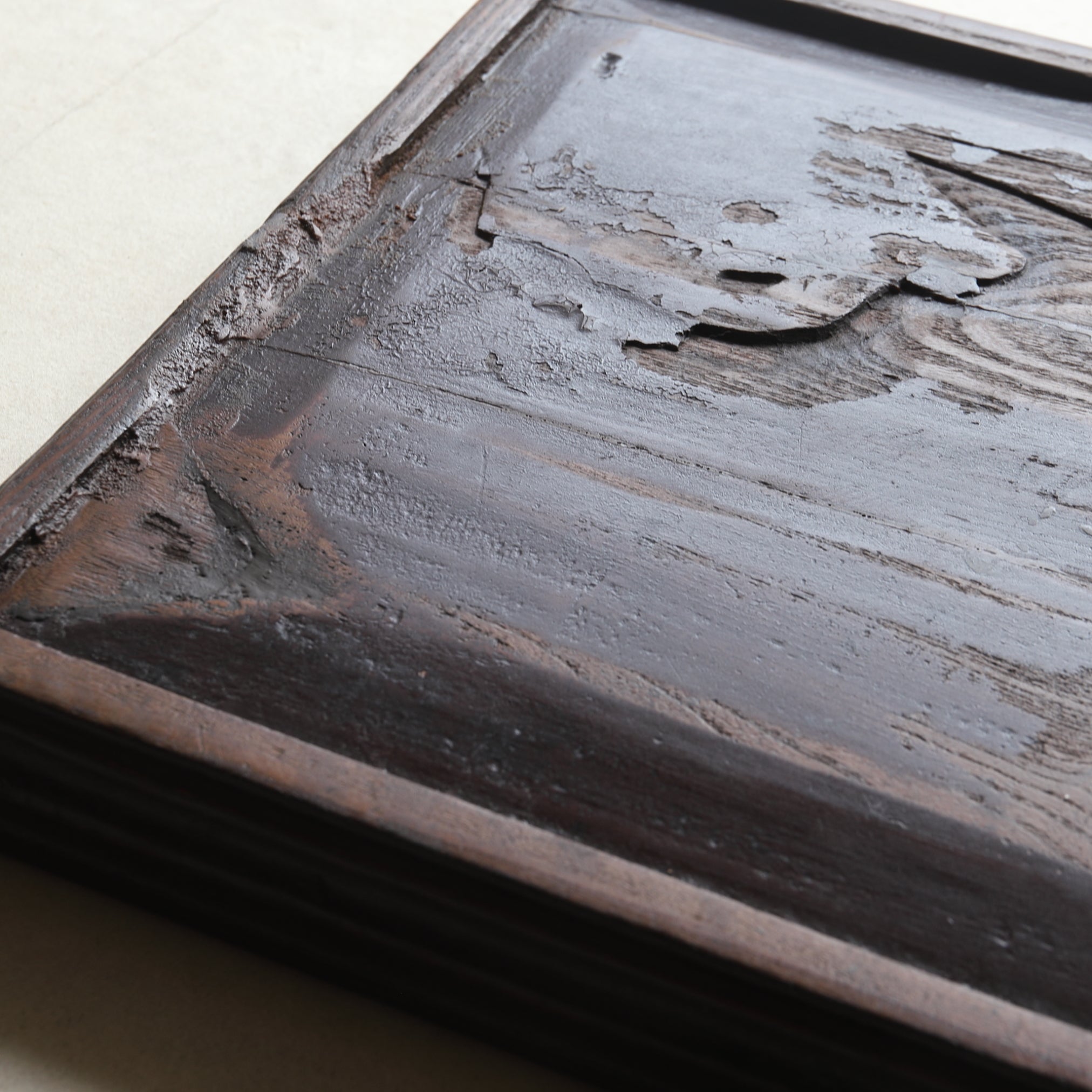 BANDEJA RECTANGULAR DE MADERA, a4, Dinastía Joseon(1392–1897 d. C.)