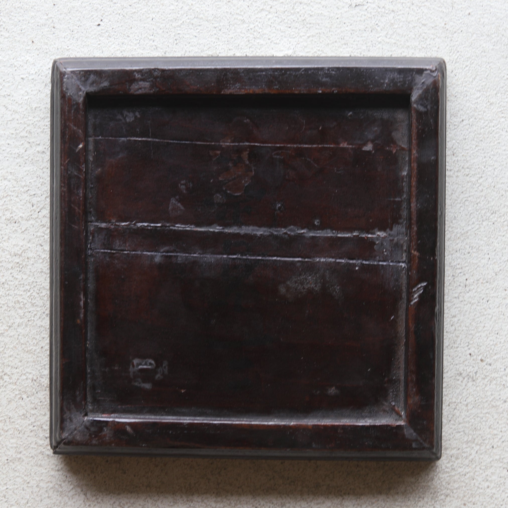 VASSOIO QUADRATO PER SENCHA DI LEGNO, a3, Dinastia Joseon(1392–1897 d.C.)