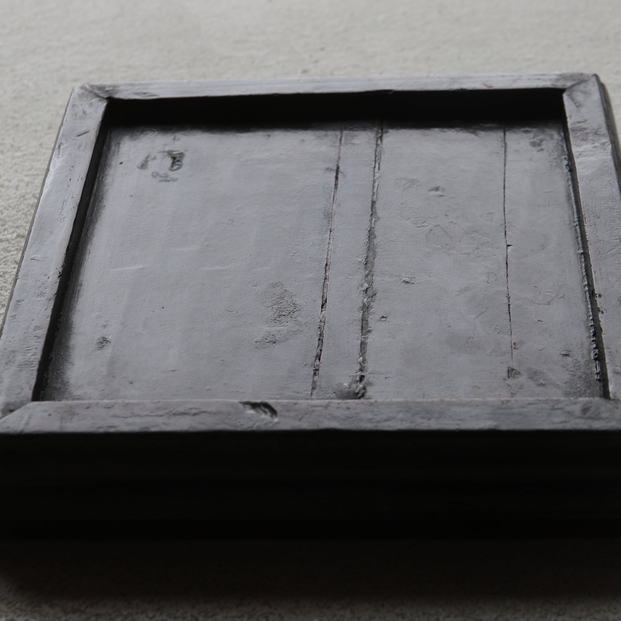 BANDEJA CUADRADA PARA SENCHA DE MADERA, a3, Dinastía Joseon(1392–1897 d. C.)