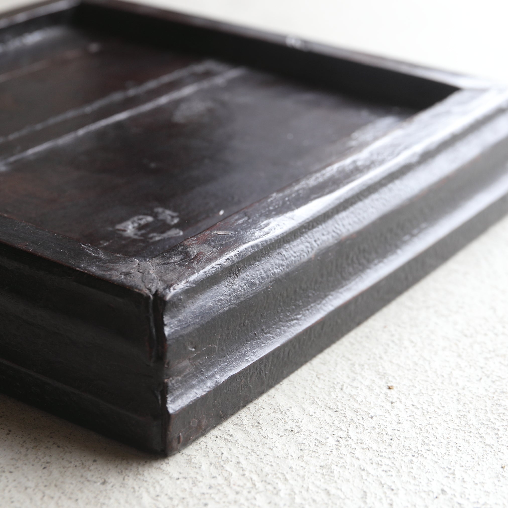 BANDEJA CUADRADA PARA SENCHA DE MADERA, a3, Dinastía Joseon(1392–1897 d. C.)