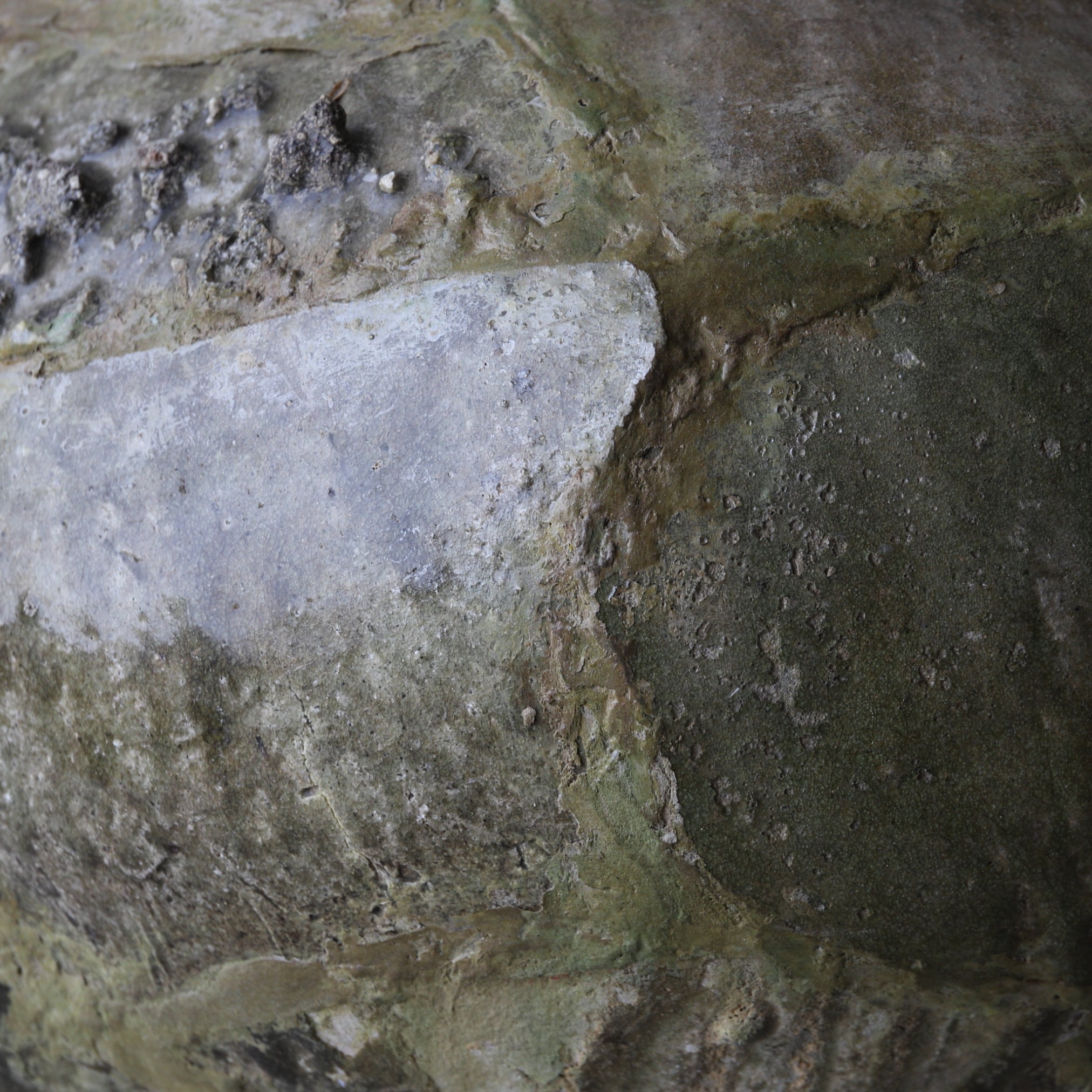 JARRA DE TÚMULO DE SUTRAS / JARRA GRANDE, Ko-Tokoname, con caja inscrita, Período Heian(794–1185 d. C.)