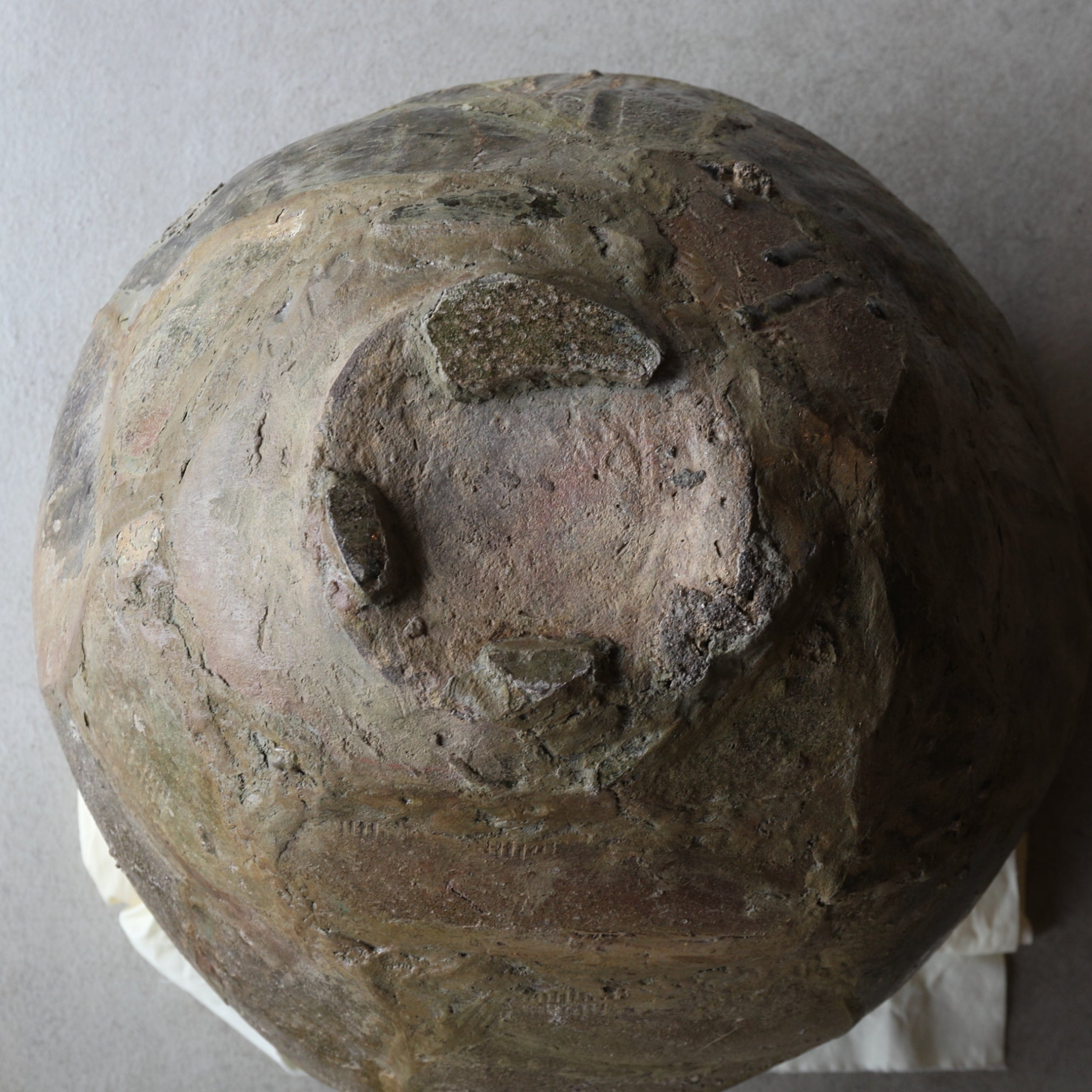 JARRA DE TÚMULO DE SUTRAS / JARRA GRANDE, Ko-Tokoname, con caja inscrita, Período Heian(794–1185 d. C.)