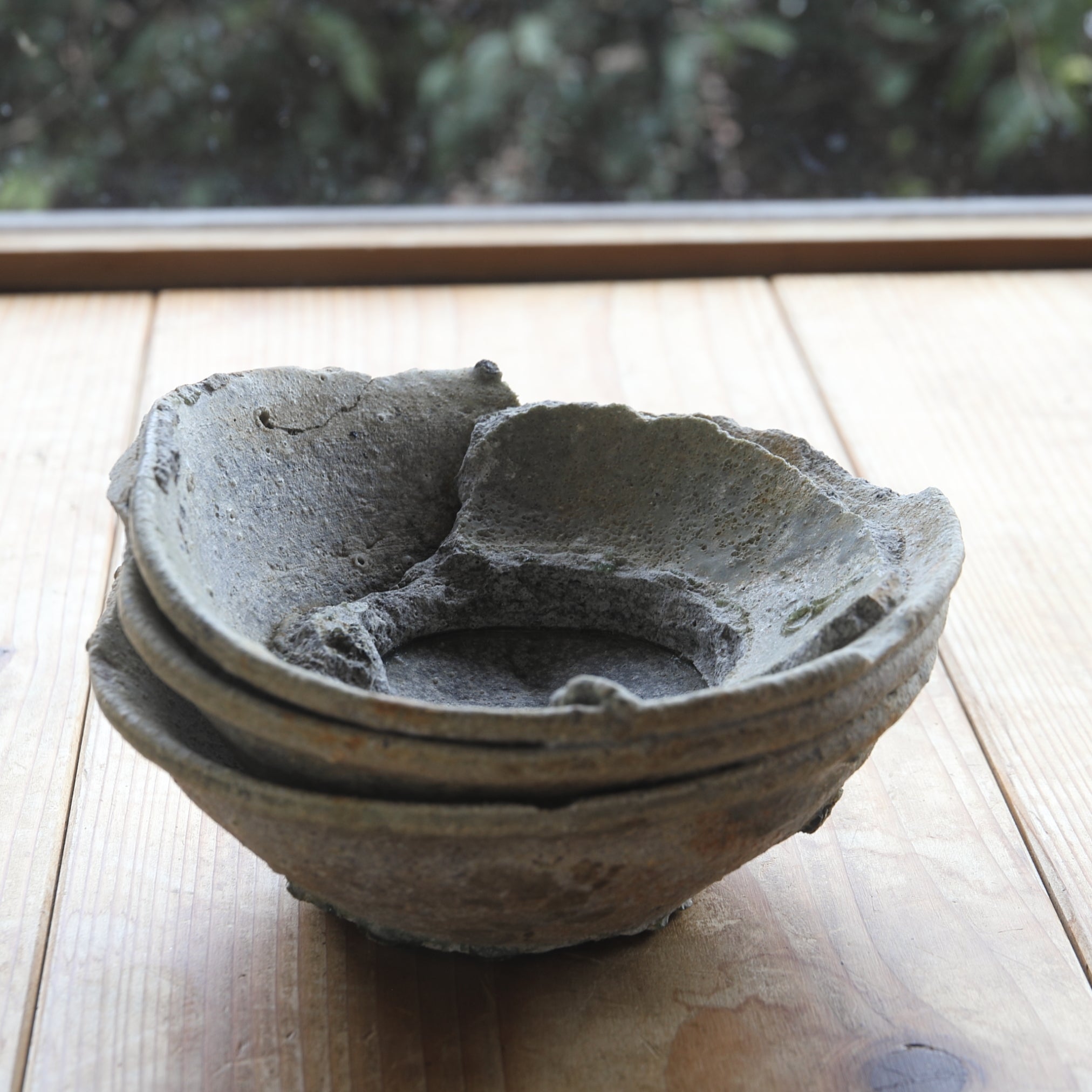 YAMACHAWAN(CIOTOLA DI MONTAGNA), Ko-Seto, cicatrice da adesione di cottura, Periodo Kamakura(1185–1333 d.C.)