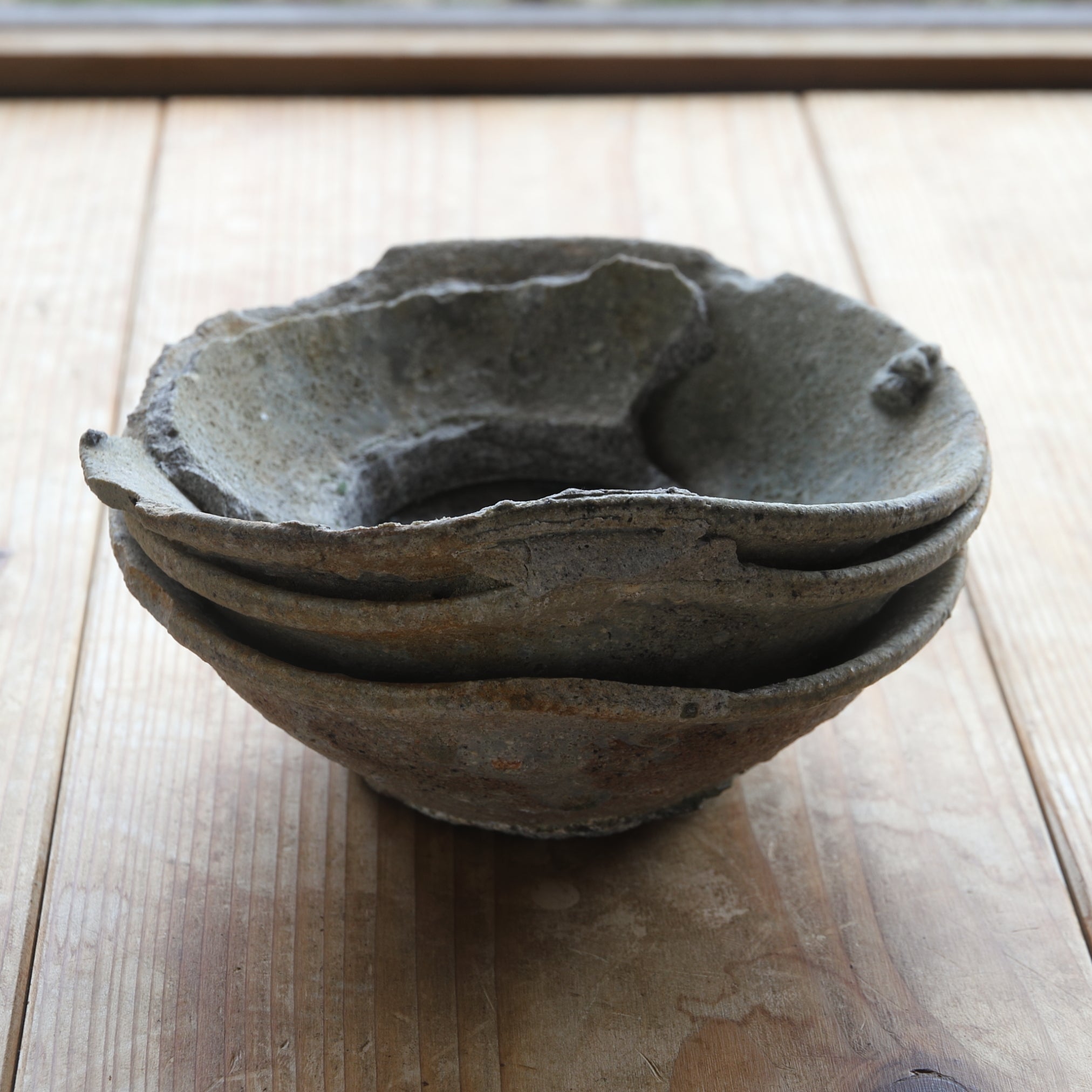 YAMACHAWAN(CUENCO DE MONTAÑA), Ko-Seto, cicatrice de adherencia por cocción, Período Kamakura(1185–1333 d. C.)