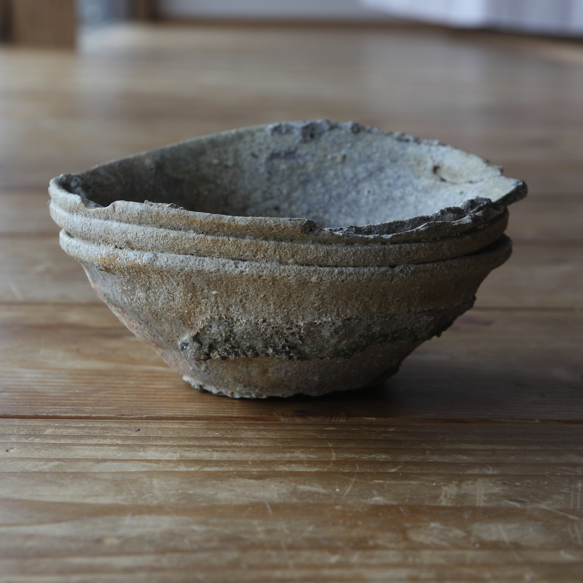 YAMACHAWAN(CUENCO DE MONTAÑA), Ko-Seto, cicatrice de adherencia por cocción, Período Kamakura(1185–1333 d. C.)