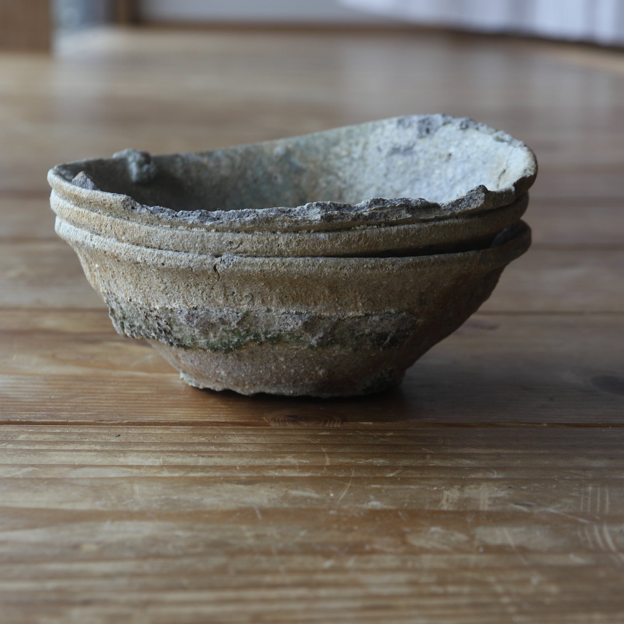 YAMACHAWAN(CUENCO DE MONTAÑA), Ko-Seto, cicatrice de adherencia por cocción, Período Kamakura(1185–1333 d. C.)