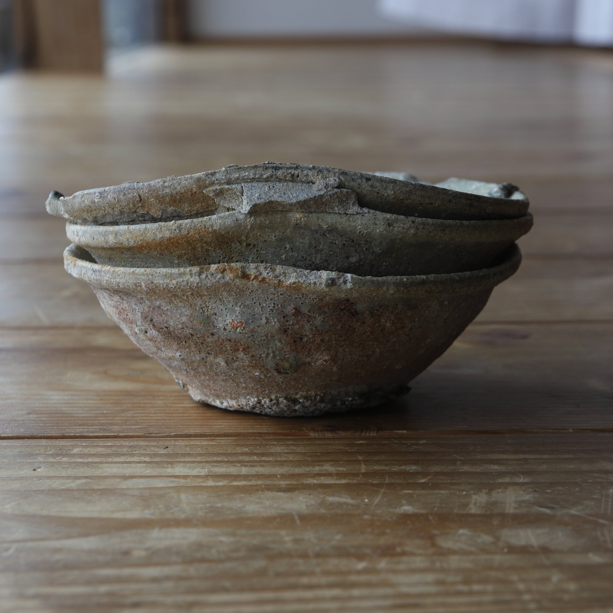 YAMACHAWAN(CUENCO DE MONTAÑA), Ko-Seto, cicatrice de adherencia por cocción, Período Kamakura(1185–1333 d. C.)