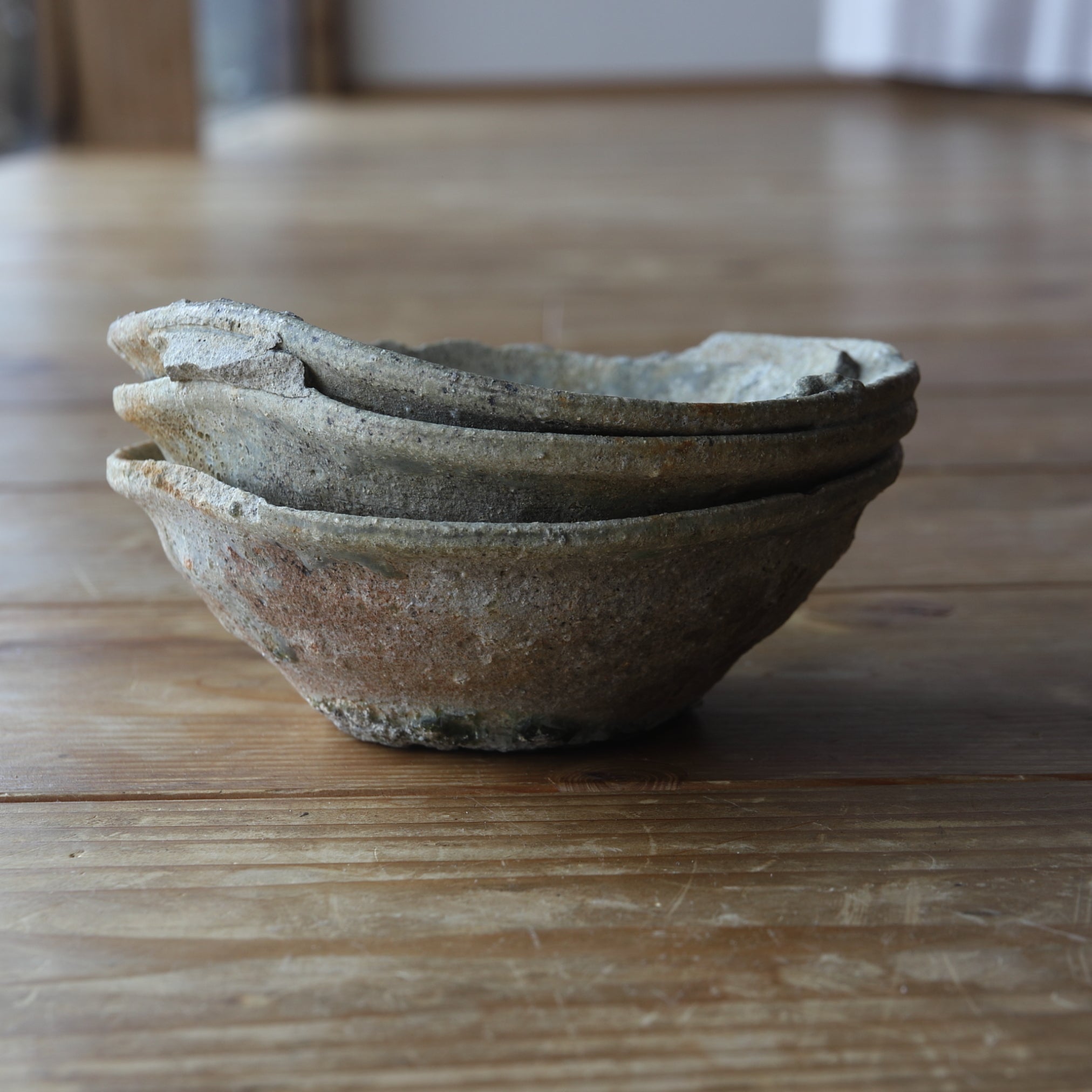 YAMACHAWAN(CUENCO DE MONTAÑA), Ko-Seto, cicatrice de adherencia por cocción, Período Kamakura(1185–1333 d. C.)