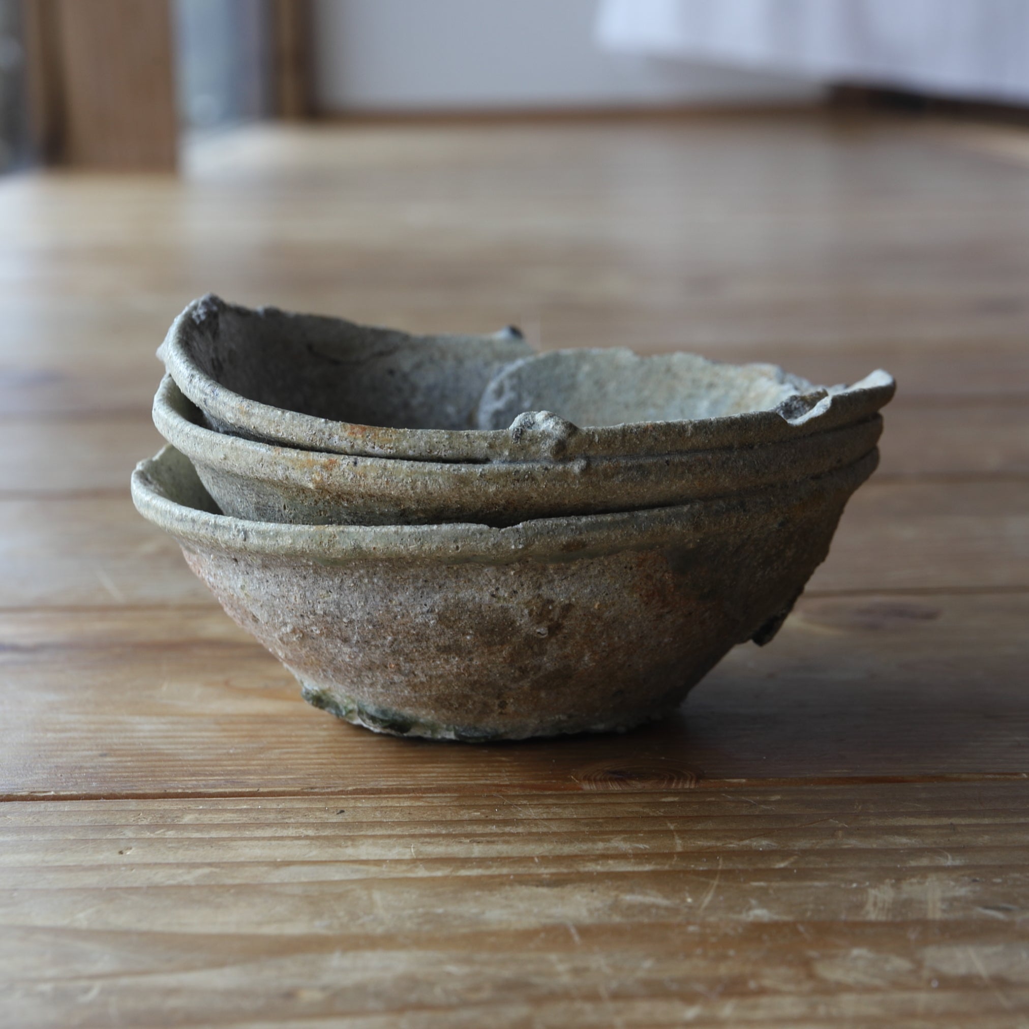 YAMACHAWAN(CUENCO DE MONTAÑA), Ko-Seto, cicatrice de adherencia por cocción, Período Kamakura(1185–1333 d. C.)