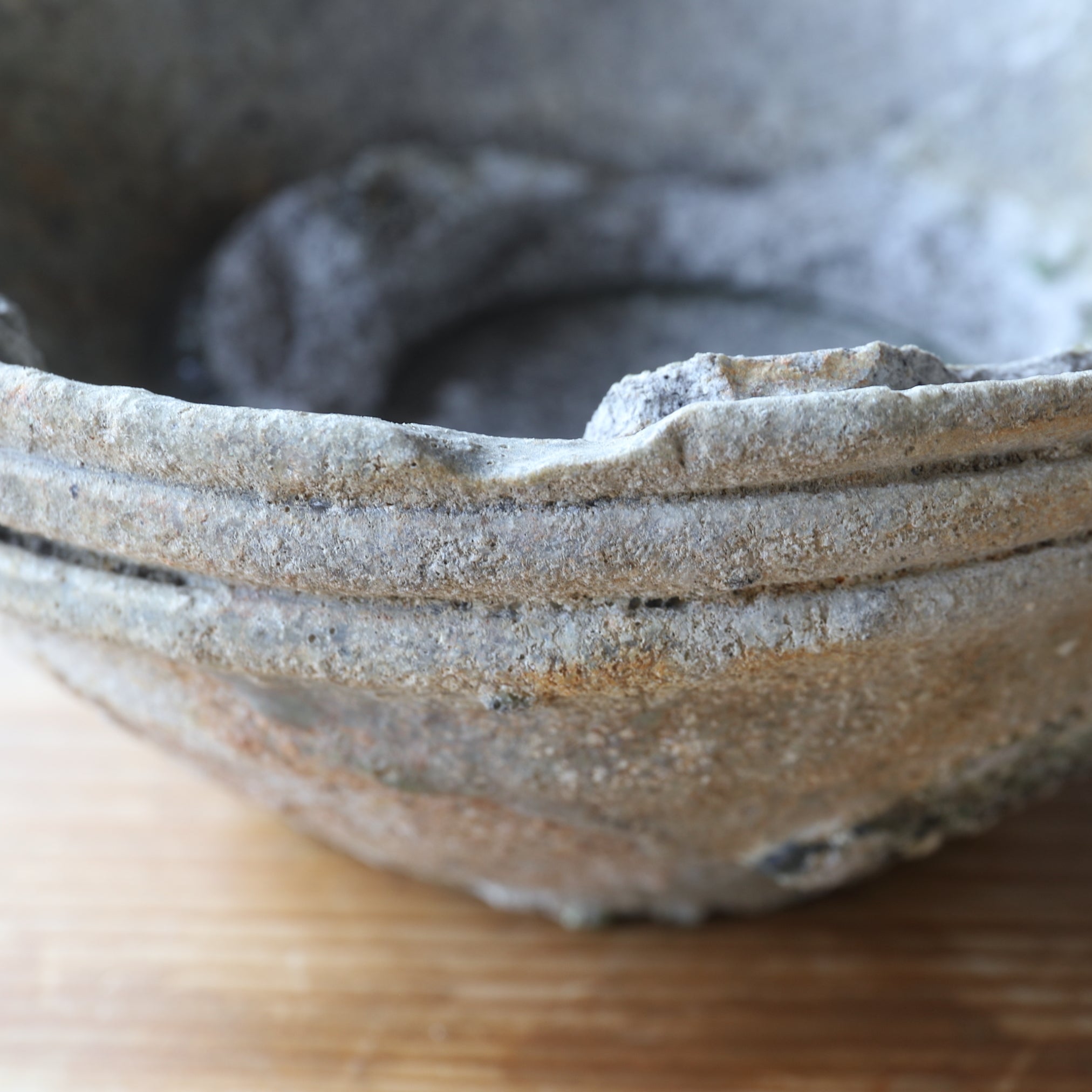 YAMACHAWAN(CUENCO DE MONTAÑA), Ko-Seto, cicatrice de adherencia por cocción, Período Kamakura(1185–1333 d. C.)