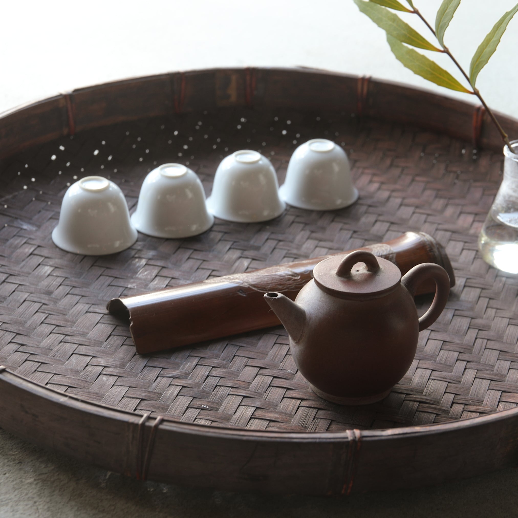 BANDEJA DE TÉ DE BAMBÚ, Yao, c, Edad Moderna Temprana(Siglos XVI–XIX)