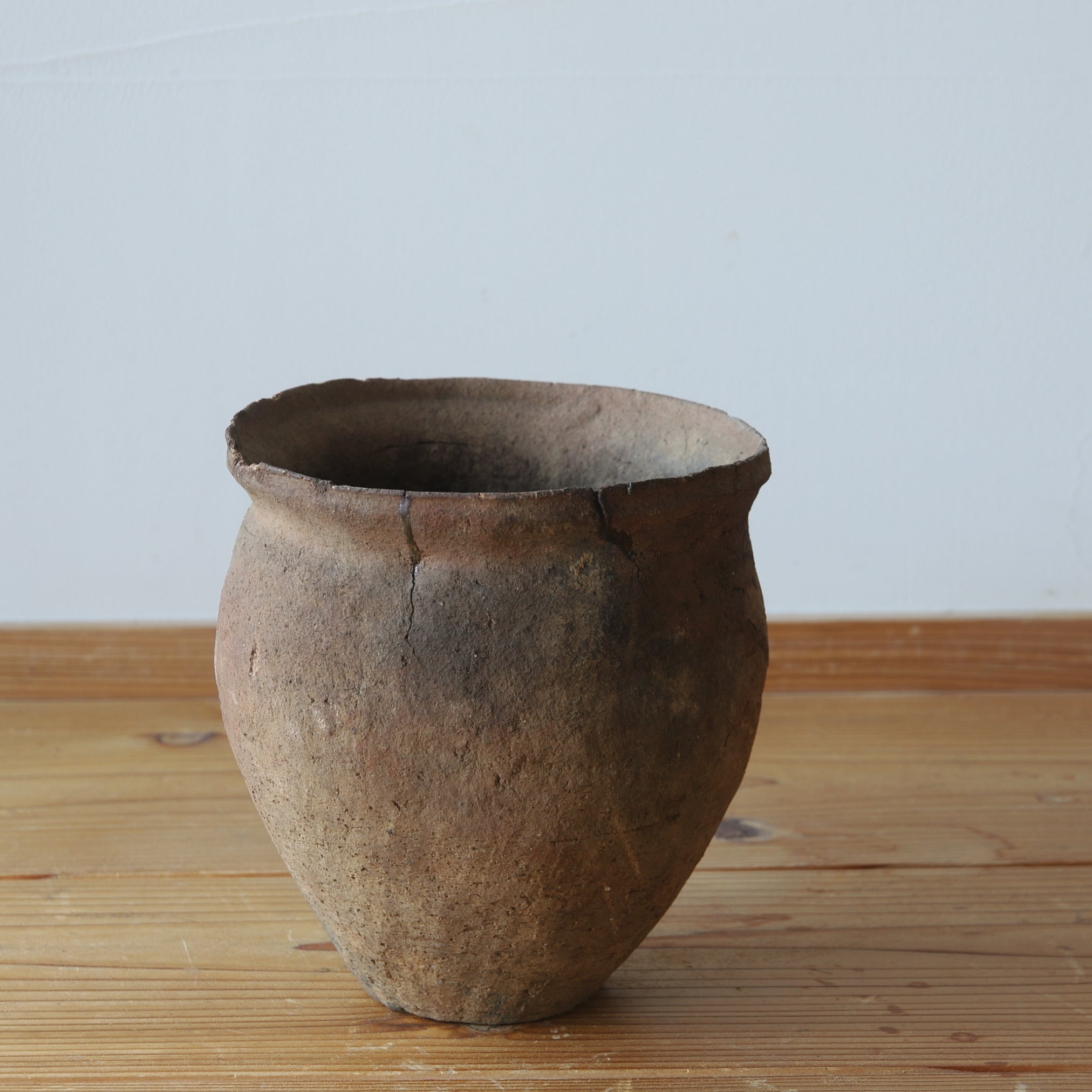 LOZA DE BARRO / TINAJA DE BOCA ANCHA, Loza, Período Yayoi(300 a. C.–250 d. C.)