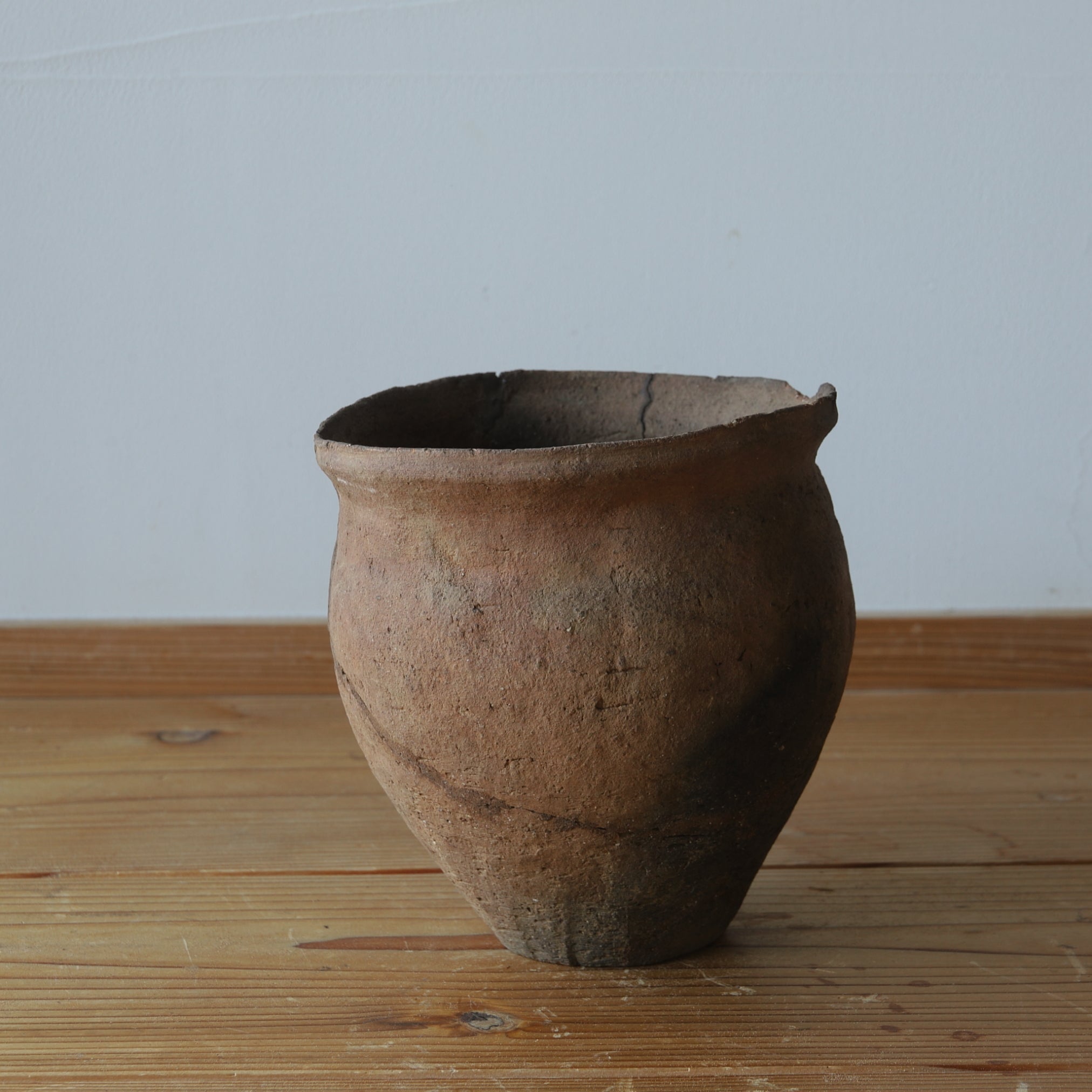 LOZA DE BARRO / TINAJA DE BOCA ANCHA, Loza, Período Yayoi(300 a. C.–250 d. C.)