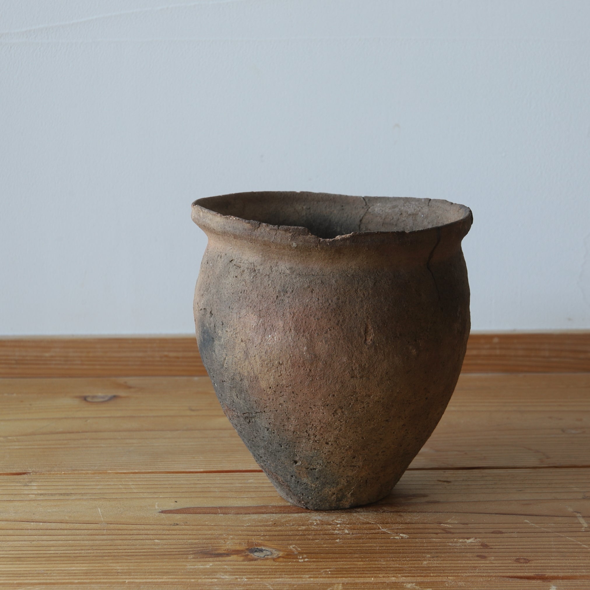 LOZA DE BARRO / TINAJA DE BOCA ANCHA, Loza, Período Yayoi(300 a. C.–250 d. C.)