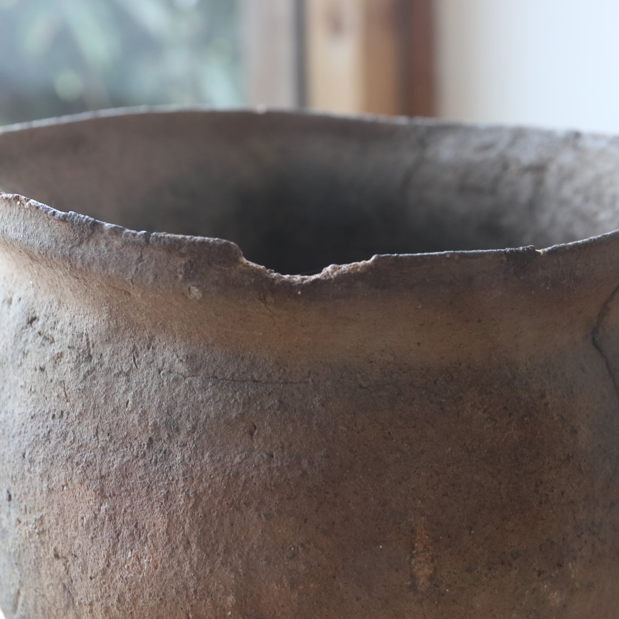 LOZA DE BARRO / TINAJA DE BOCA ANCHA, Loza, Período Yayoi(300 a. C.–250 d. C.)