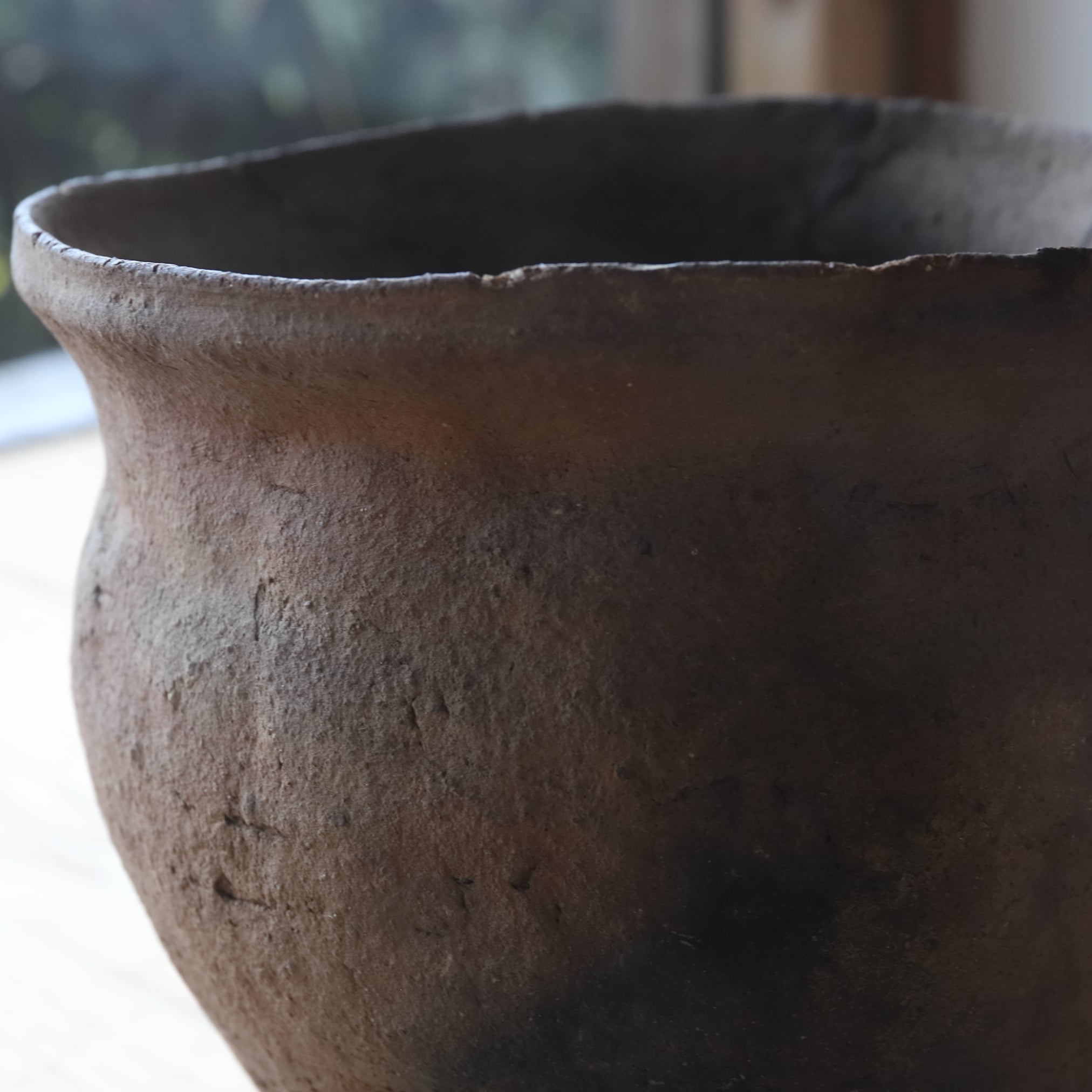 LOZA DE BARRO / TINAJA DE BOCA ANCHA, Loza, Período Yayoi(300 a. C.–250 d. C.)