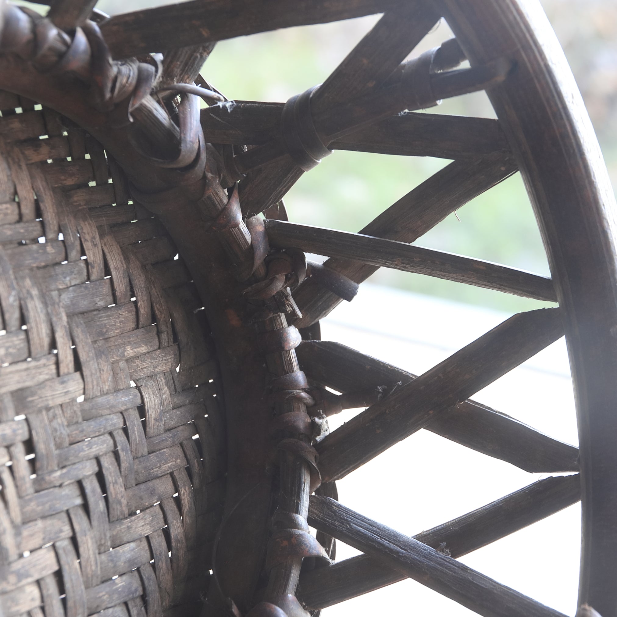 BAMBOO-WOVEN LOW STOOL, Yao, b2, Early Modern Period(16th–19th centuries)