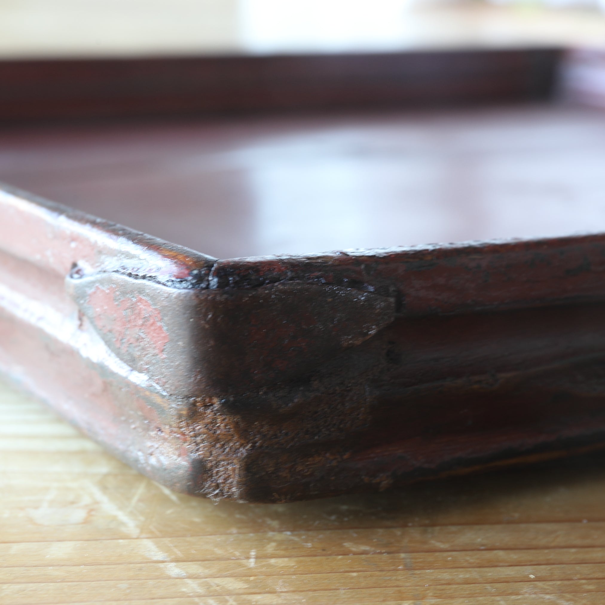BANDEJA DE MADERA GRANDE, En forma de cuadrada, a1, Dinastía Joseon(1392–1897 d. C.)