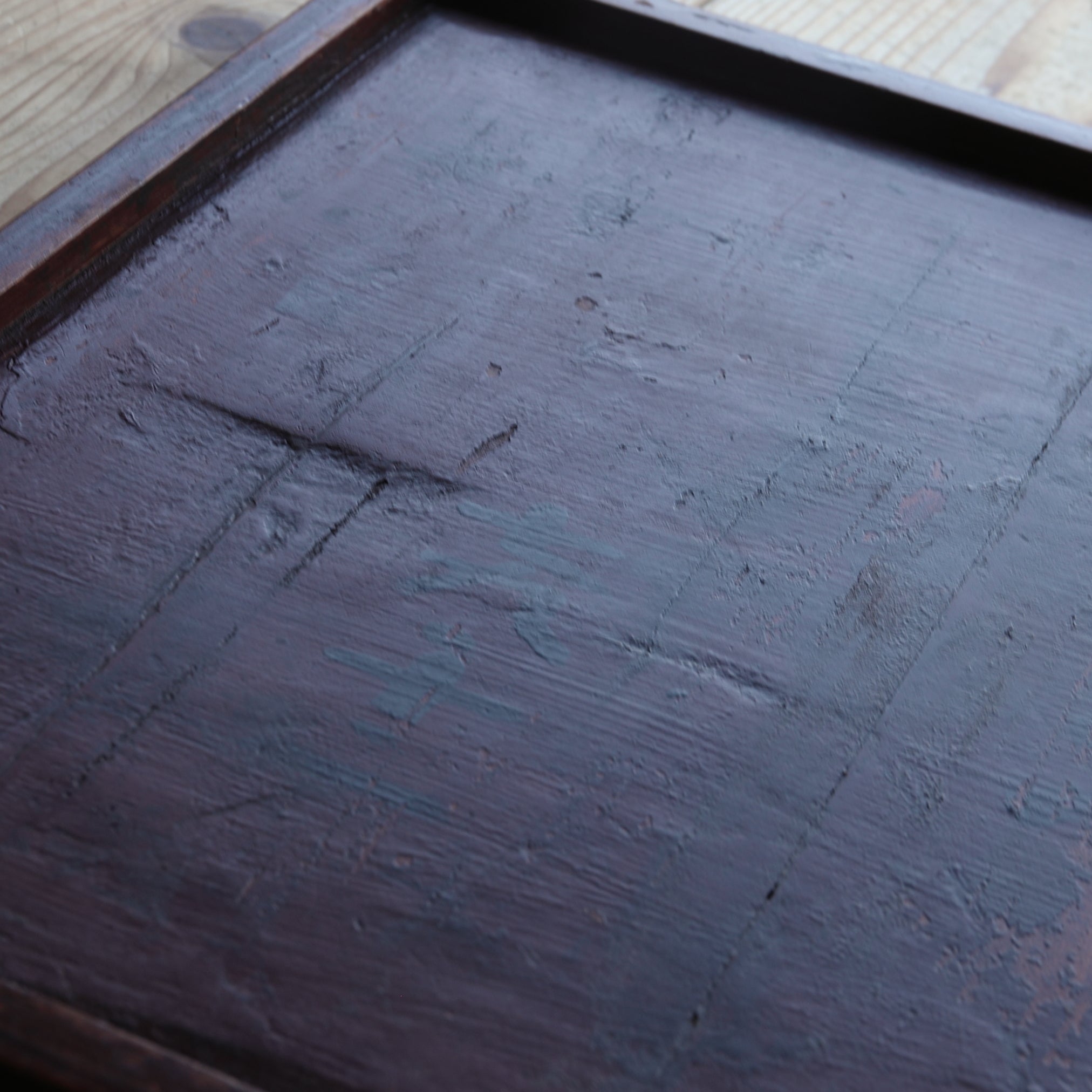BANDEJA DE MADERA GRANDE, En forma de cuadrada, a2, Dinastía Joseon(1392–1897 d. C.)