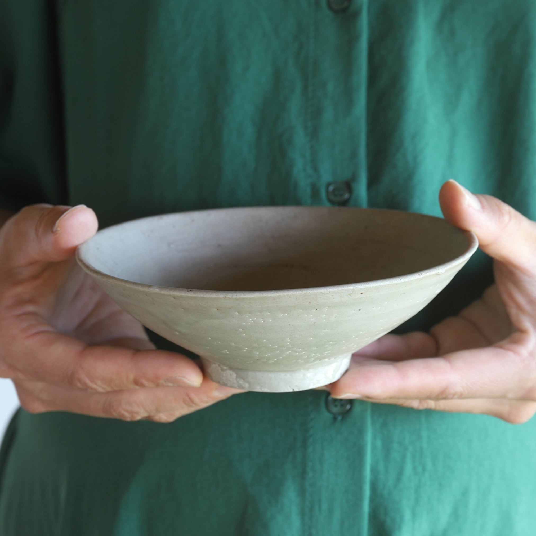 TEA BOWL, Jukō Celadon with comb design, Song Dynasty(960–1279CE)