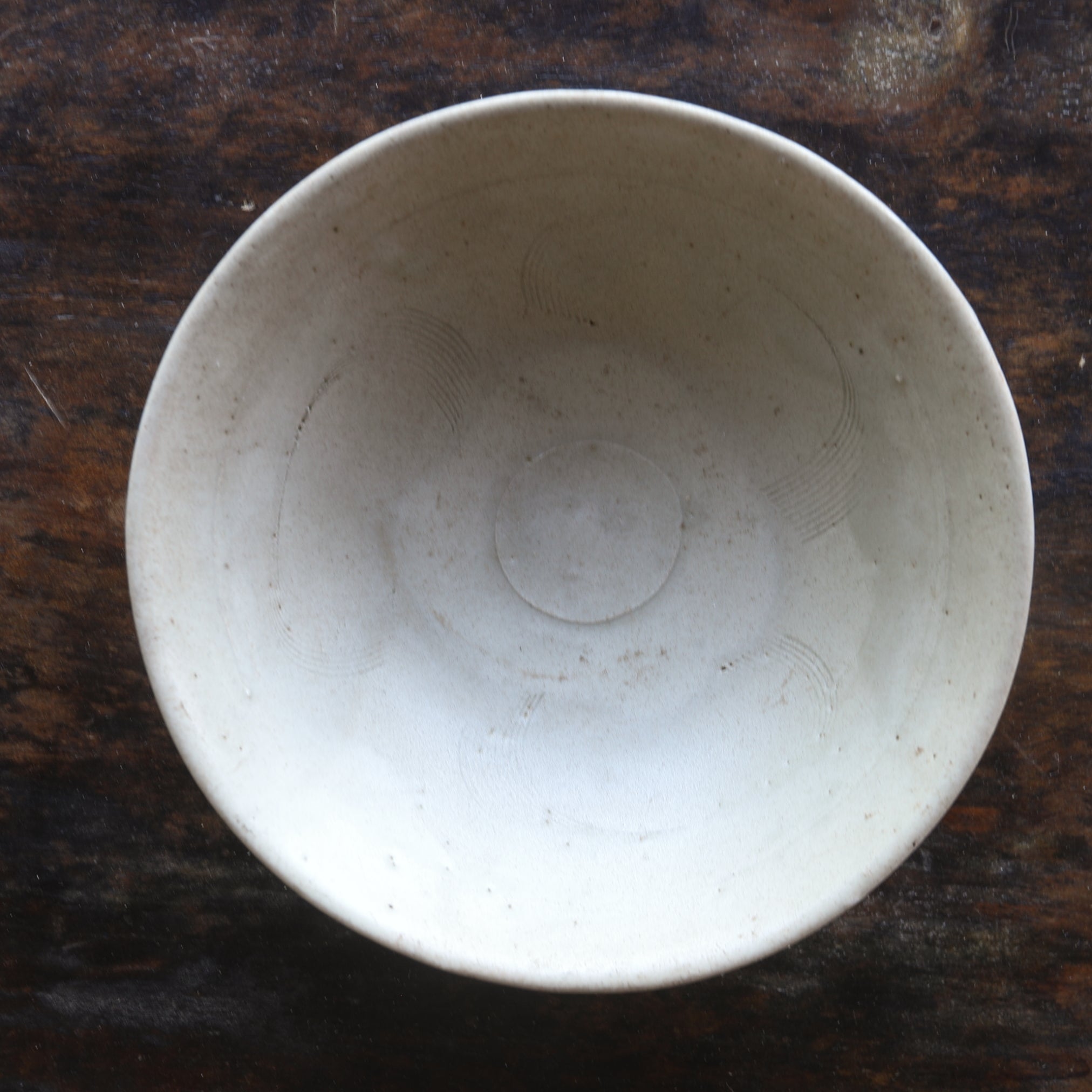 TEA BOWL, Jukō Celadon with comb design, Song Dynasty(960–1279CE)