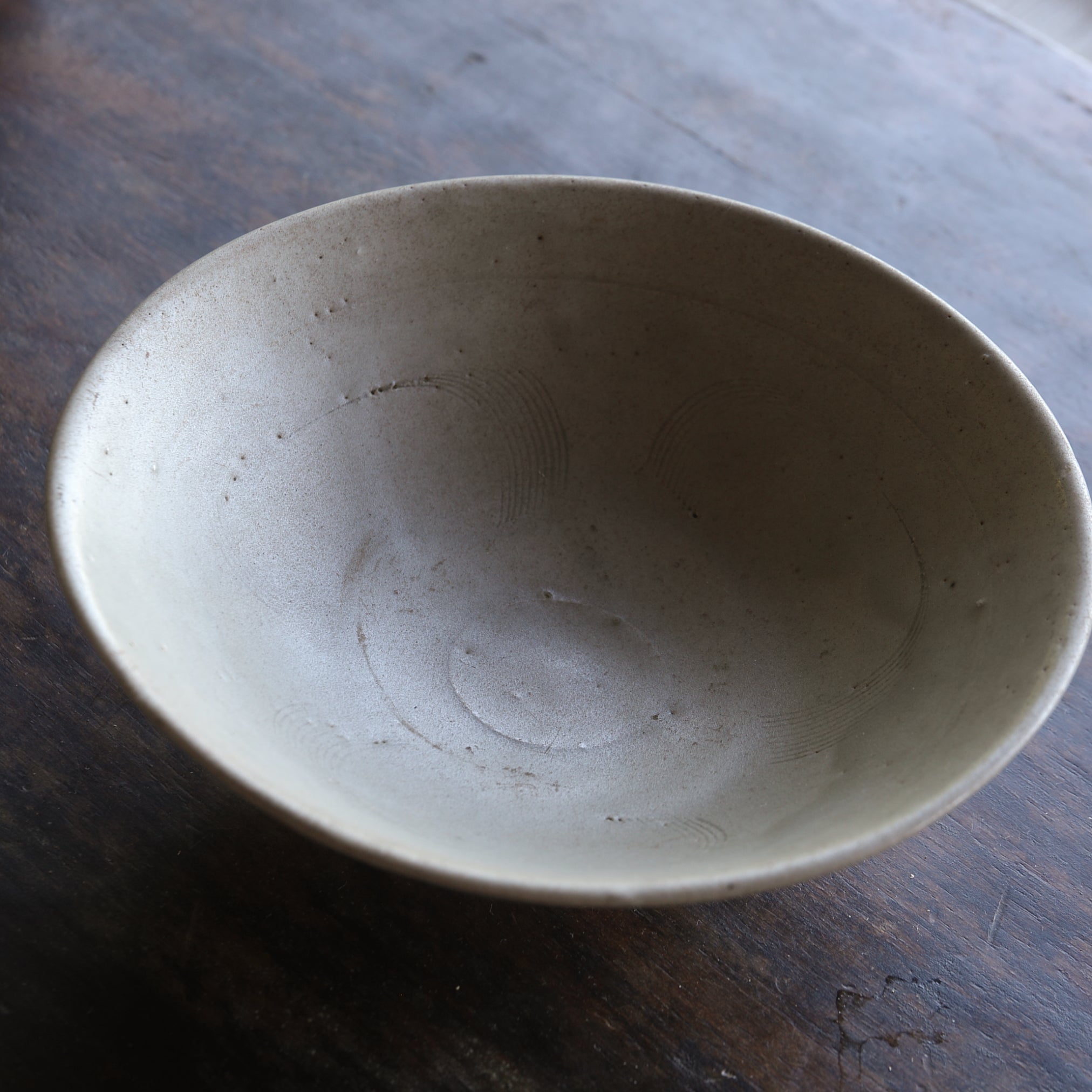 TEA BOWL, Jukō Celadon with comb design, Song Dynasty(960–1279CE)