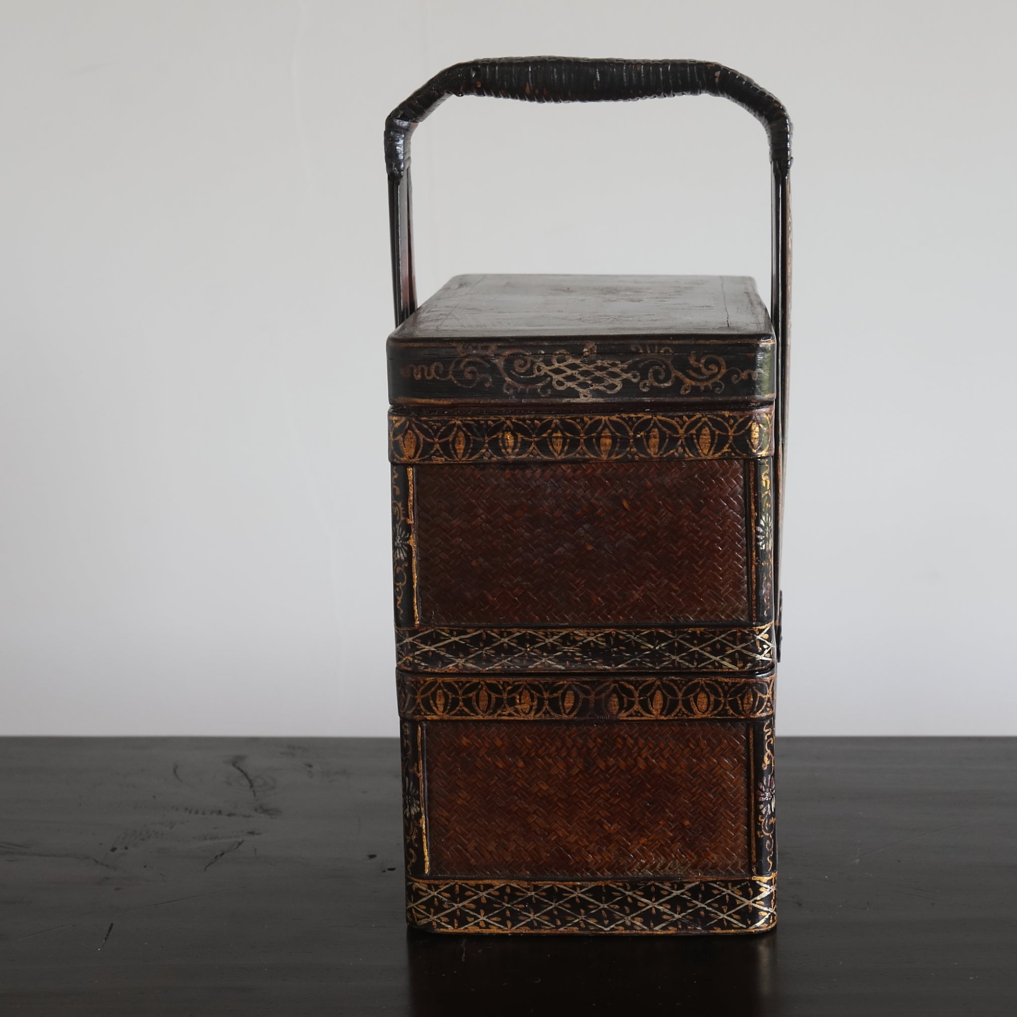 CESTA CON ASA, Dinastía Qing(1616–1911 d. C.)