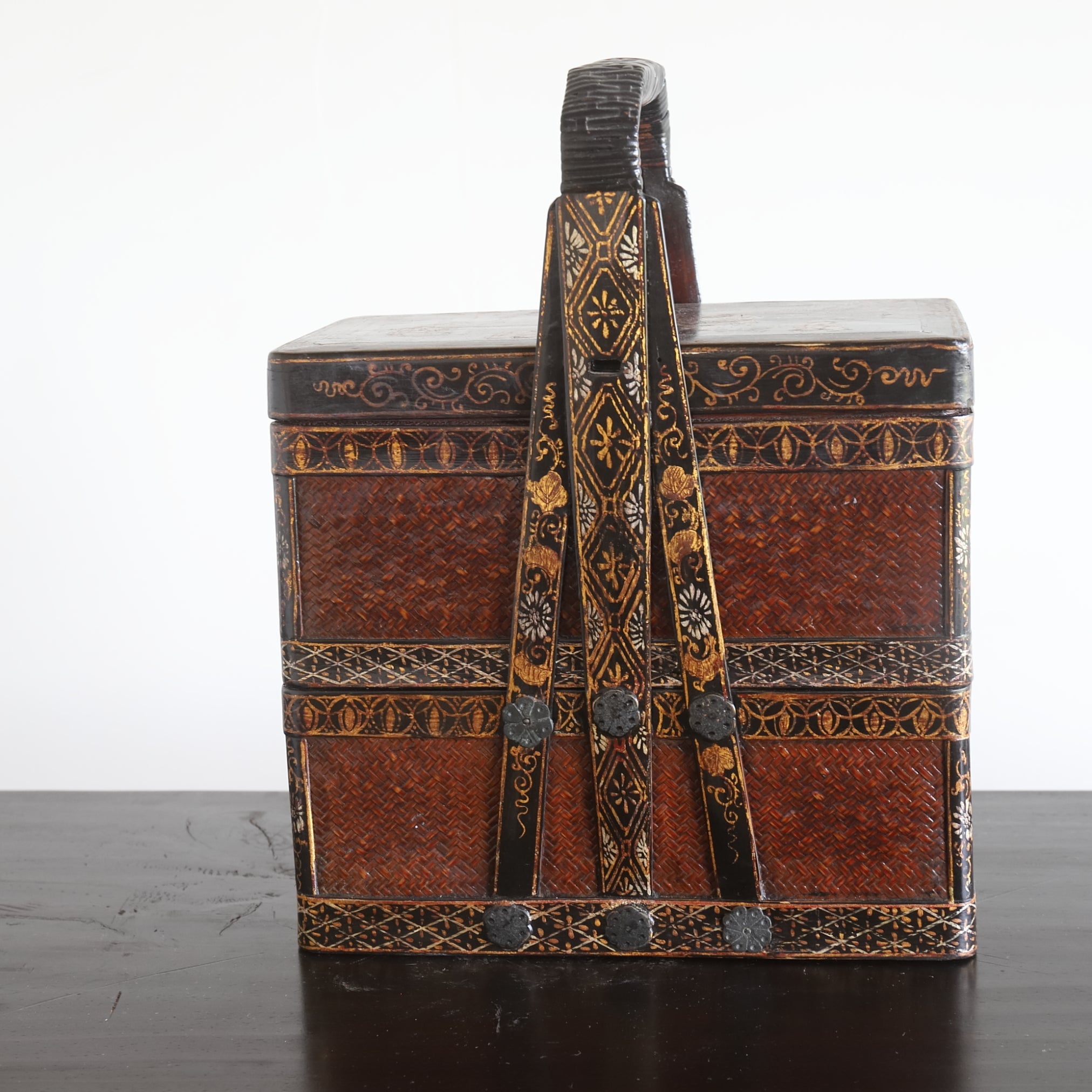CESTA CON ASA, Dinastía Qing(1616–1911 d. C.)