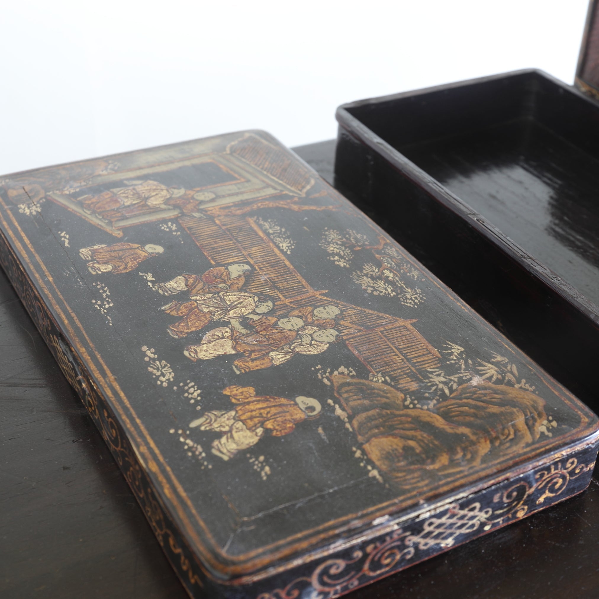 CESTA CON ASA, Dinastía Qing(1616–1911 d. C.)