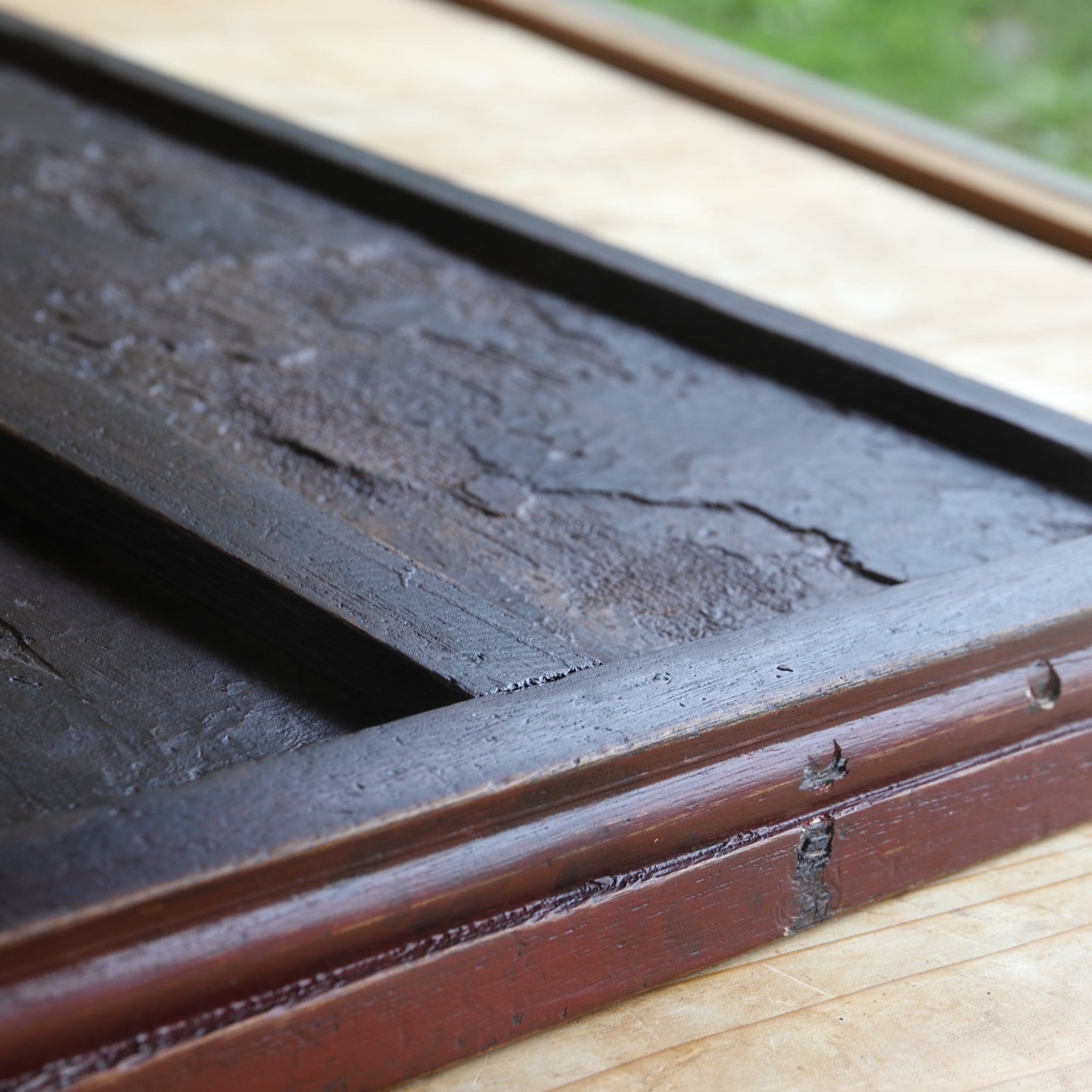 BANDEJA DE MADERA GRANDE, En forma de cuadrada, a5, Dinastía Joseon(1392–1897 d. C.)
