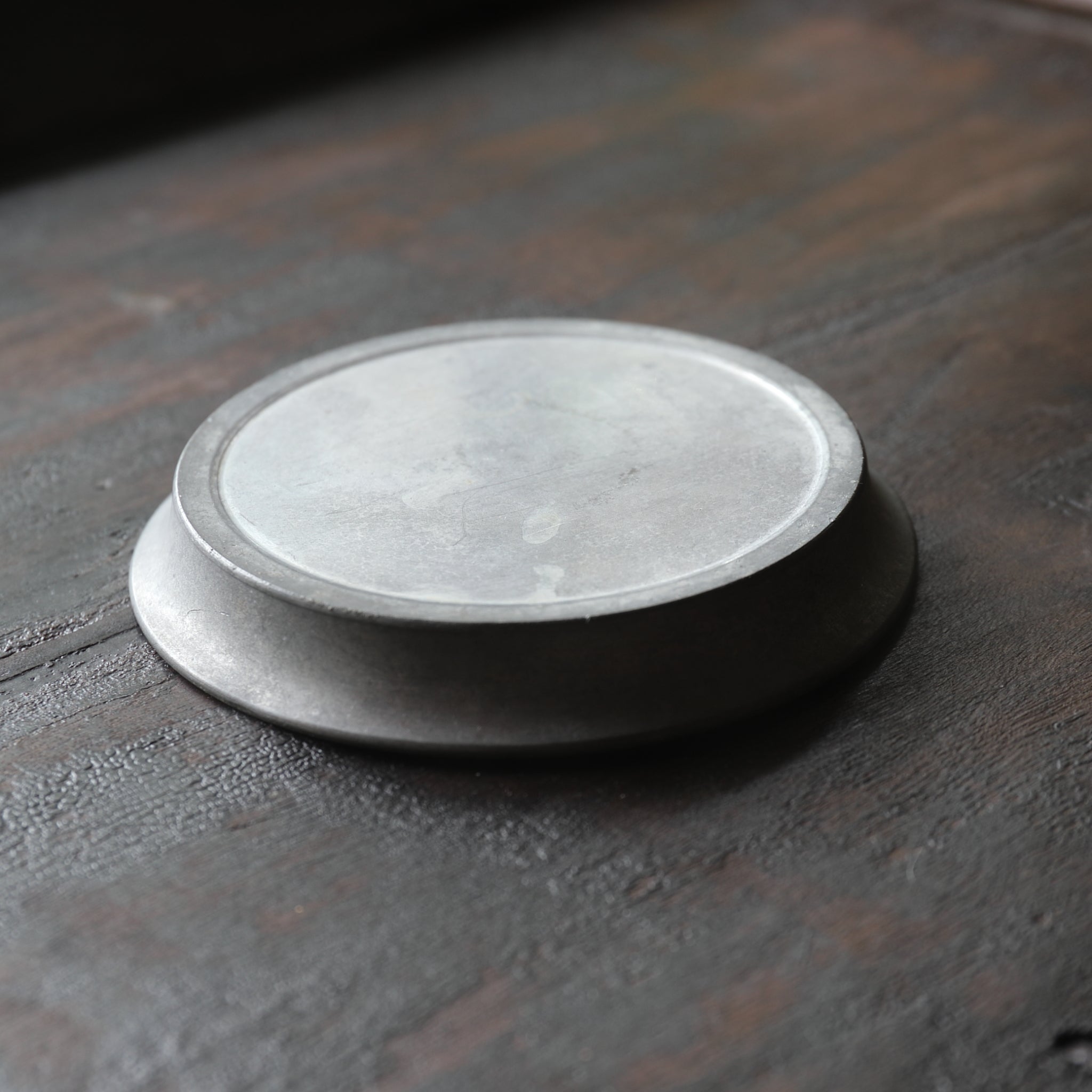 OLD ROUND TIN TEAPOT STAND, Qing Dynasty(1616–1911CE)