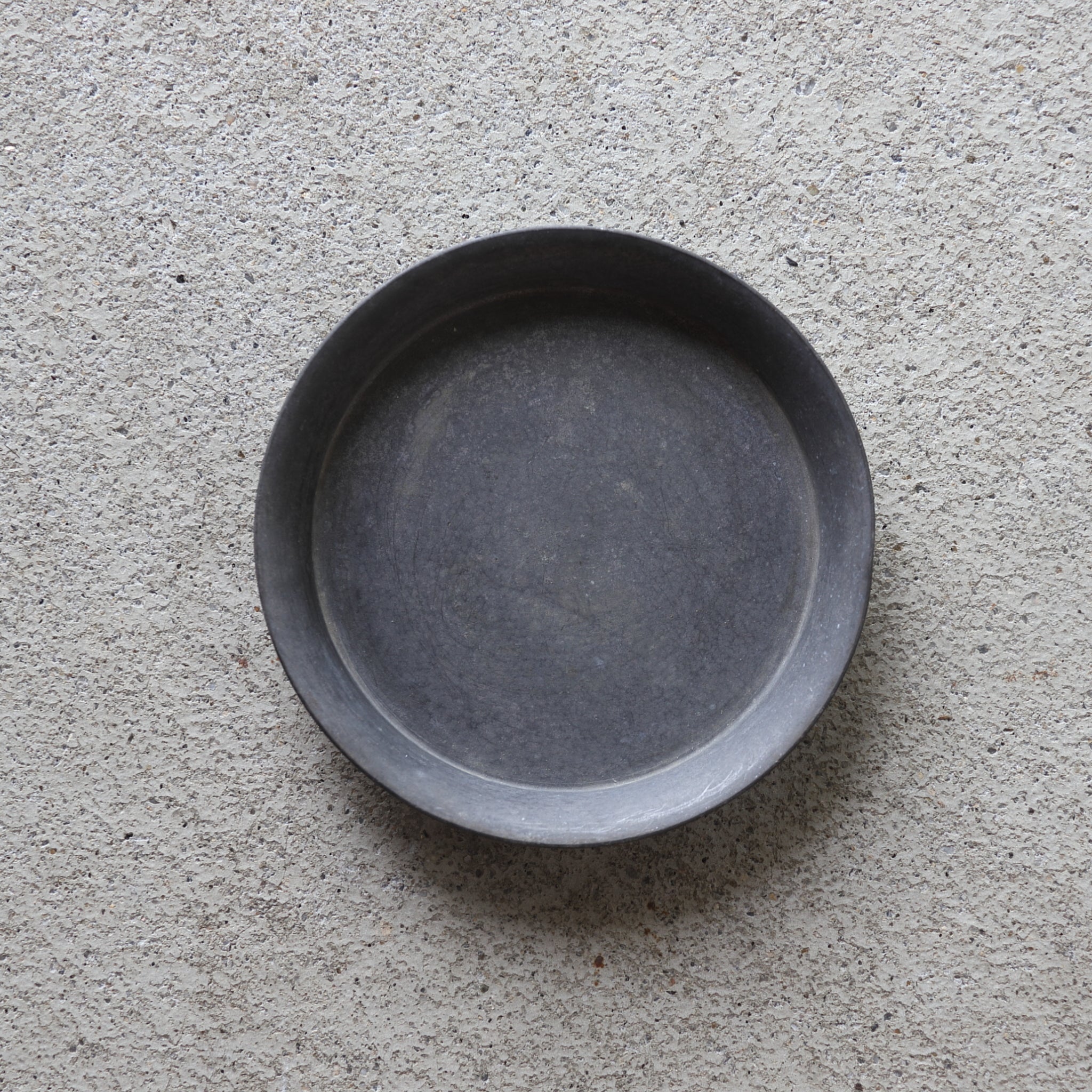 OLD ROUND TIN TEAPOT STAND, Qing Dynasty(1616–1911CE)