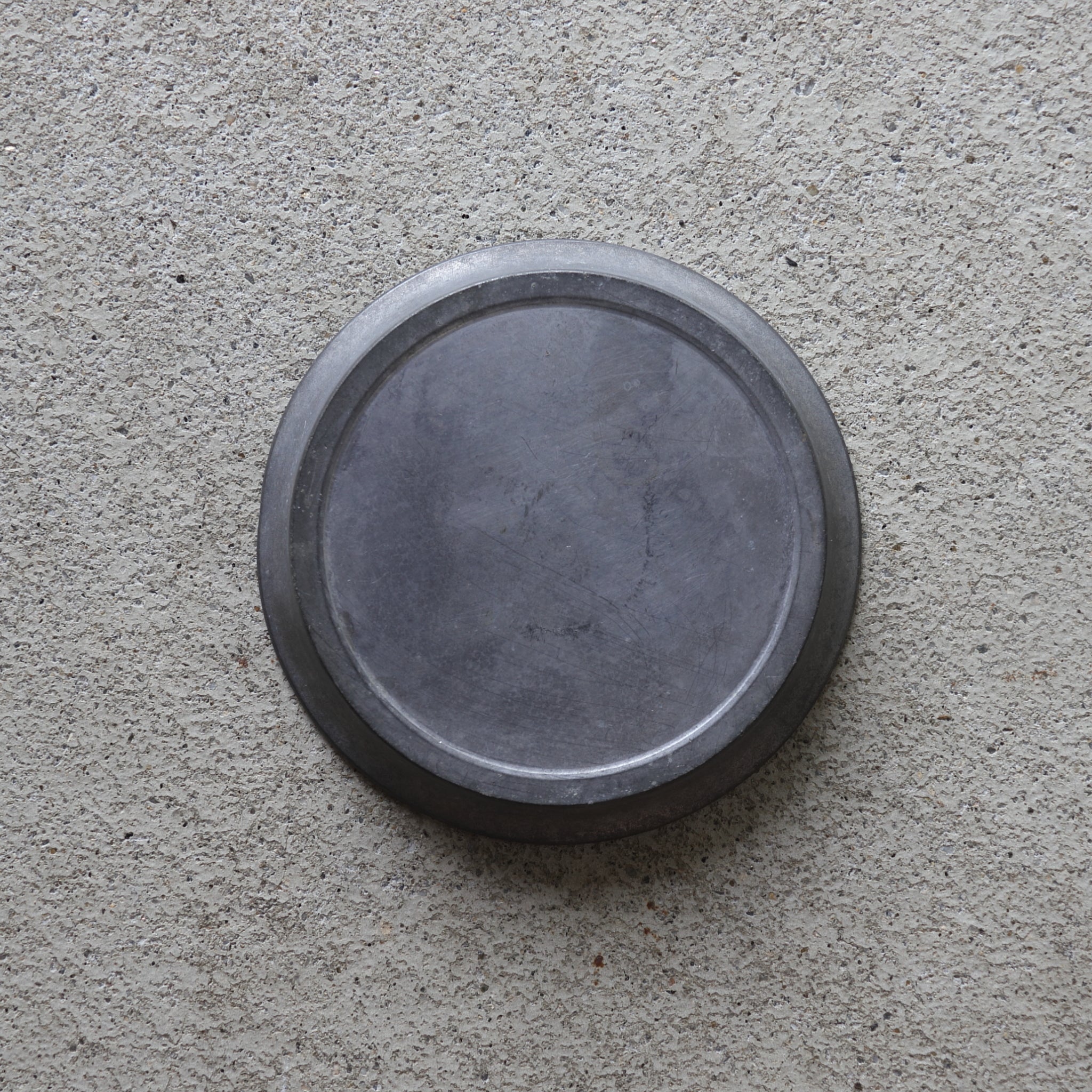 OLD ROUND TIN TEAPOT STAND, Qing Dynasty(1616–1911CE)
