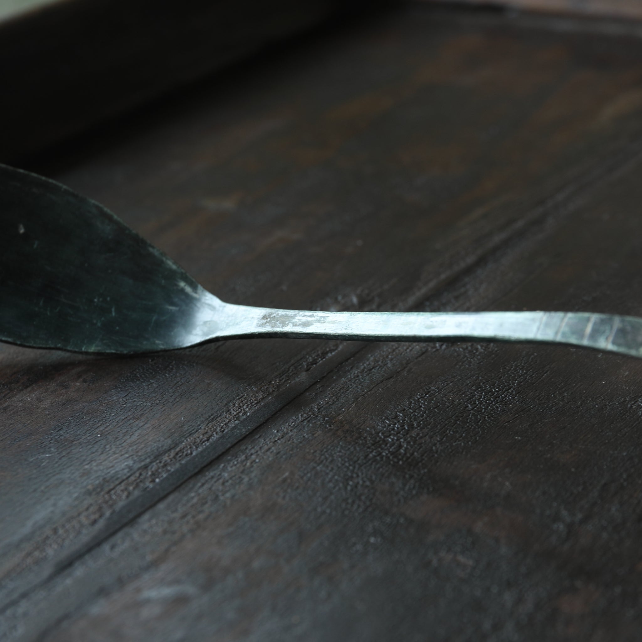 BRONZE SPOON / ASH SPOON, Sahari, Goryeo Dynasty(918–1392CE)