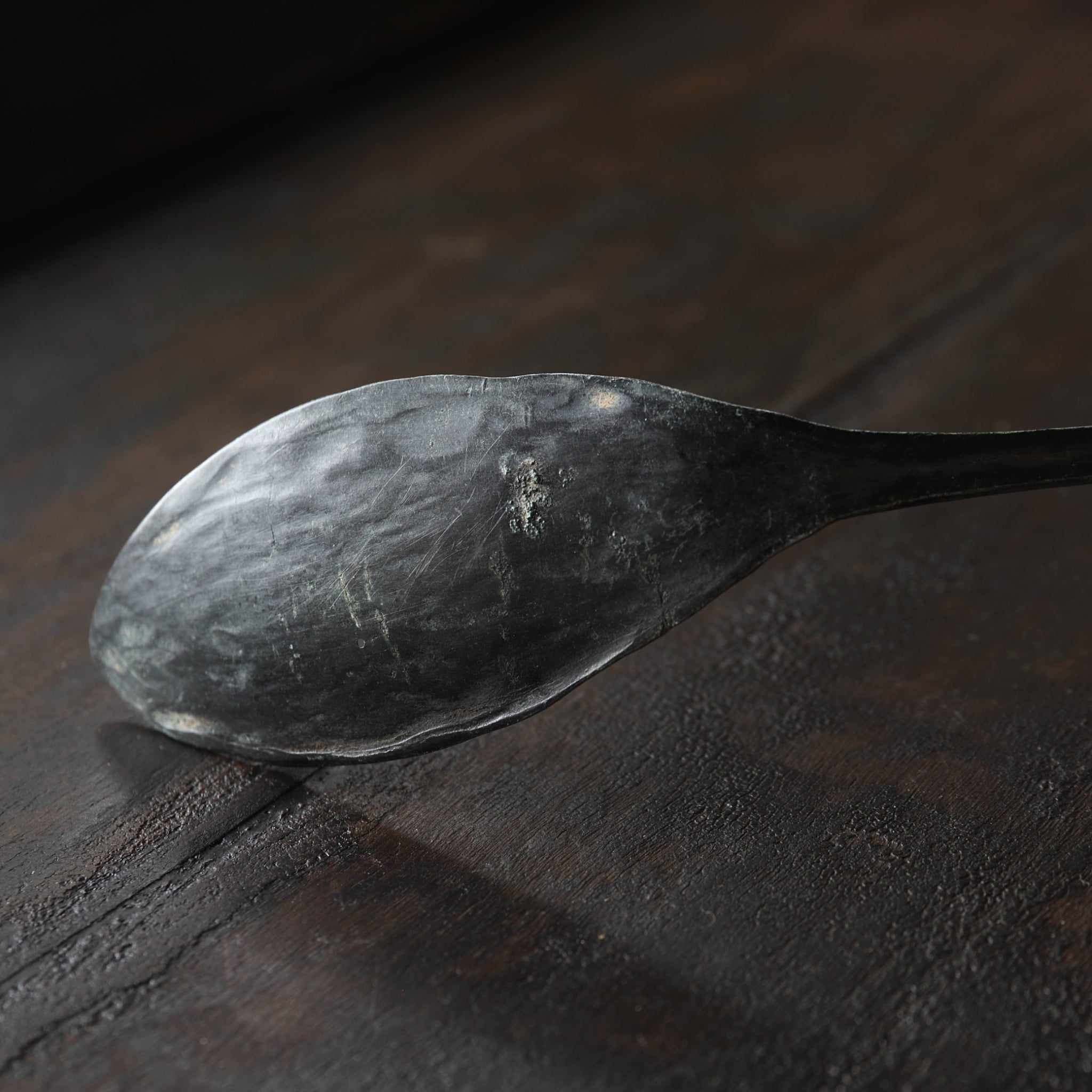 BRONZE SPOON / ASH SPOON, Sahari, Goryeo Dynasty(918–1392CE)