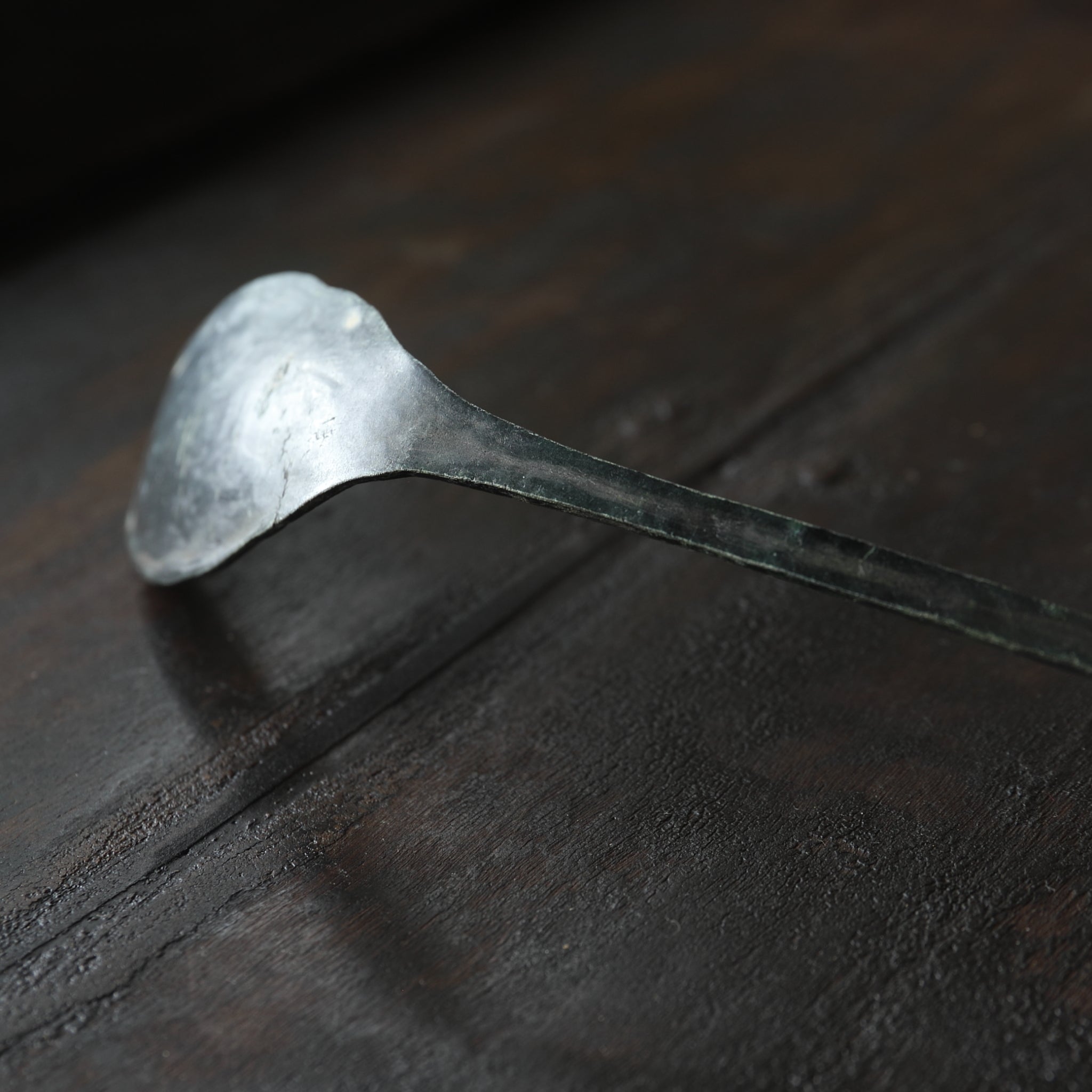 BRONZE SPOON / ASH SPOON, Sahari, Goryeo Dynasty(918–1392CE)