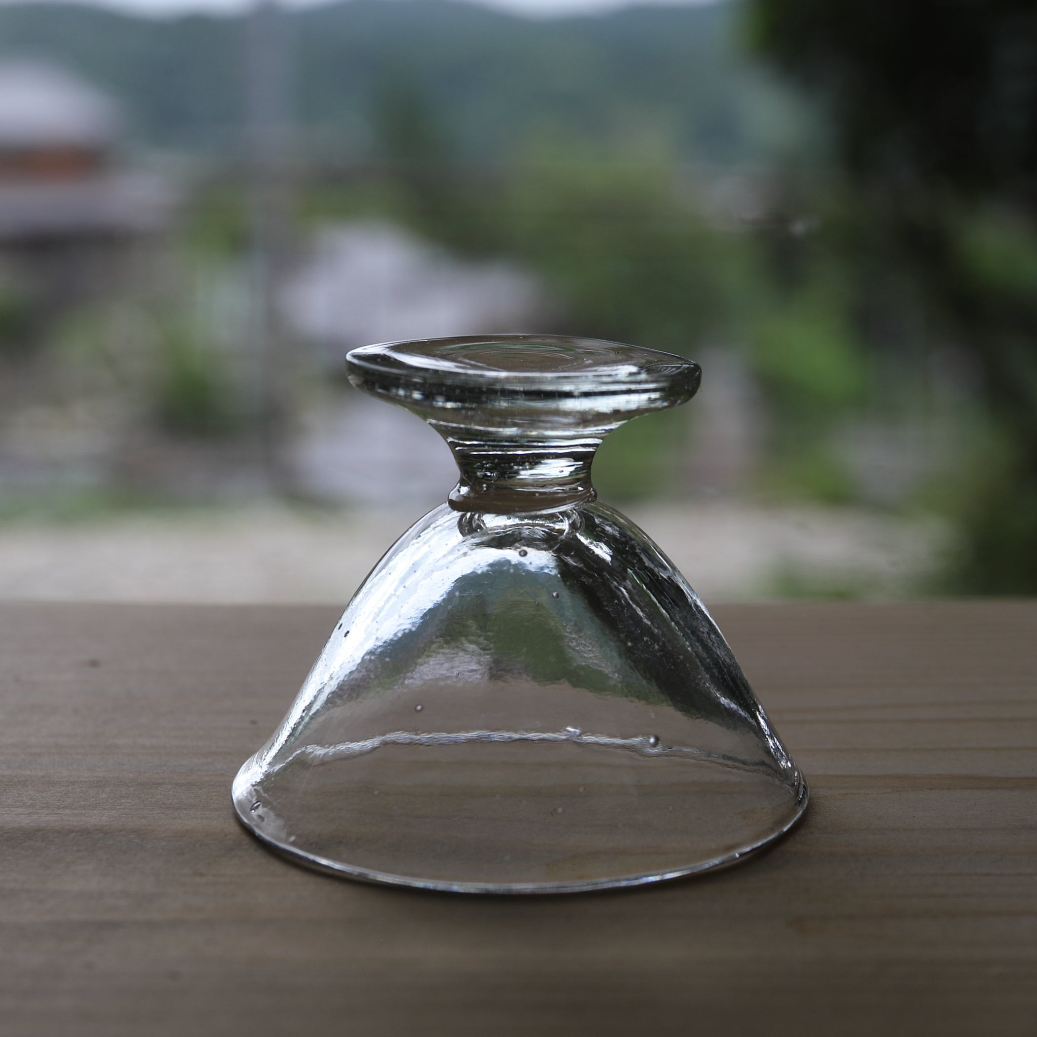 COPA CON PIE ALTO DE VIDRIO, Juego de 5, Período Meiji(1868–1912 d. C.)