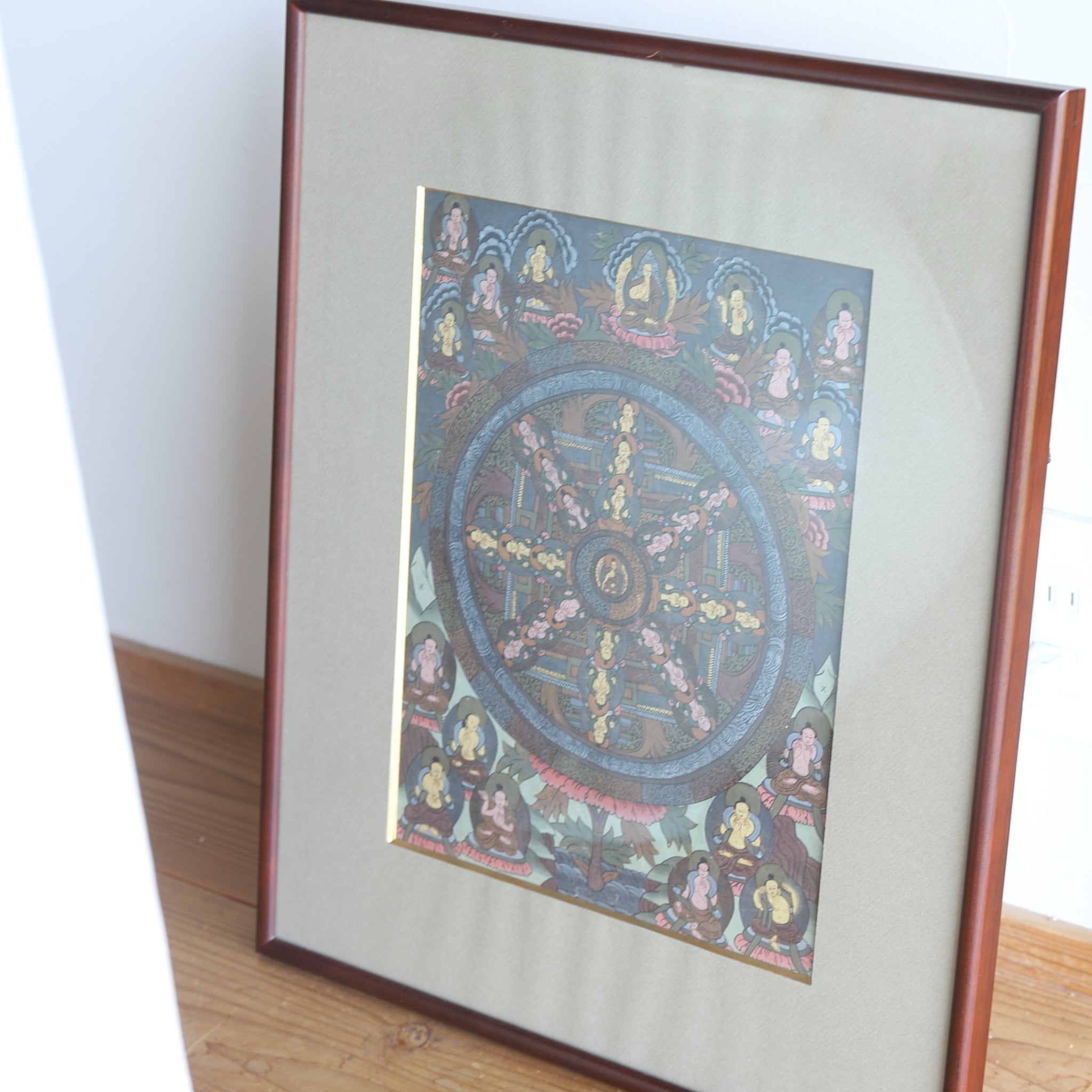 THANGKA, Con pintura de mandala, Antigüedad tibetana, Edad Moderna Temprana(Siglos XVI–XIX)