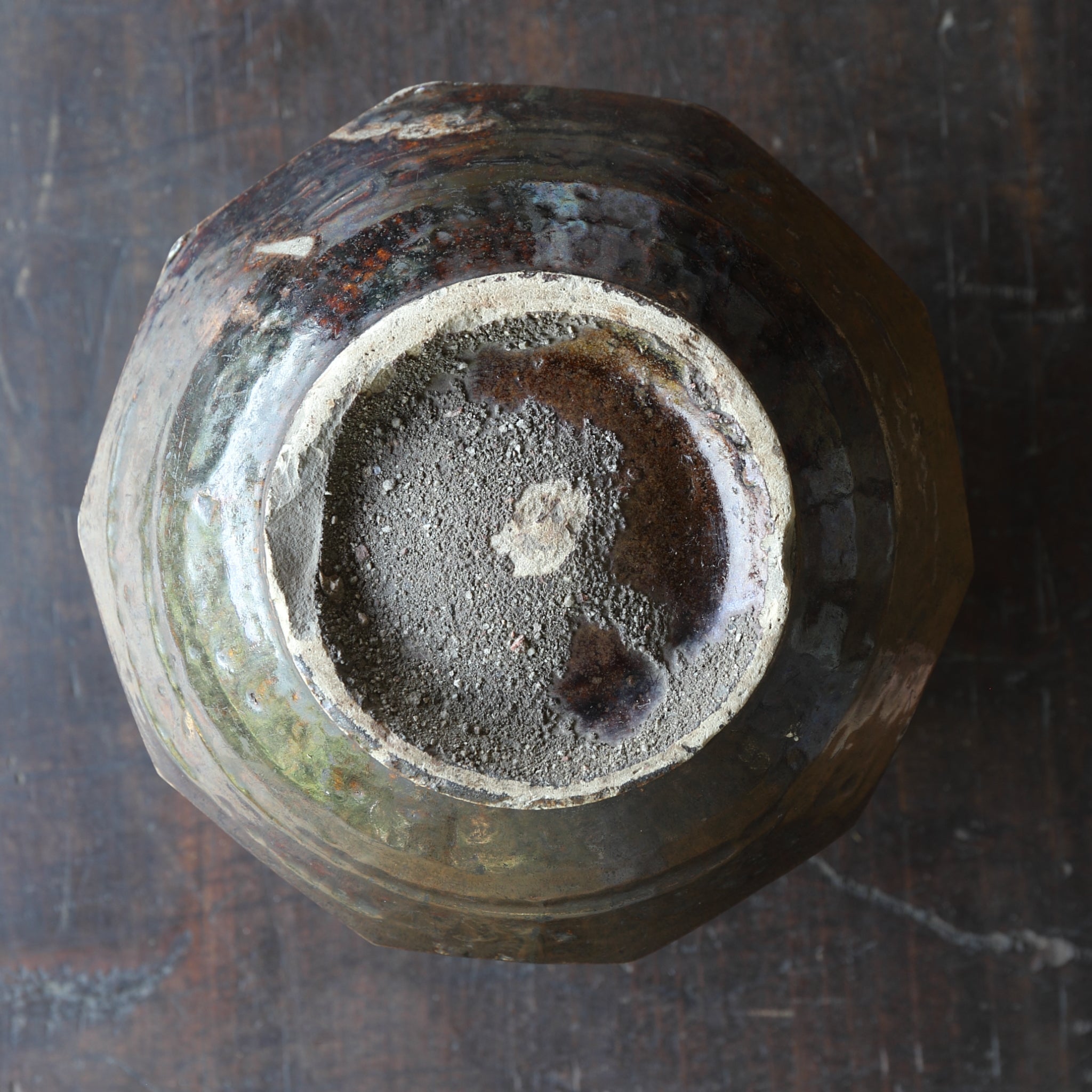 FLASCHE, Bernsteinglasiert, Joseon-Dynastie(1392–1897 n. Chr.)