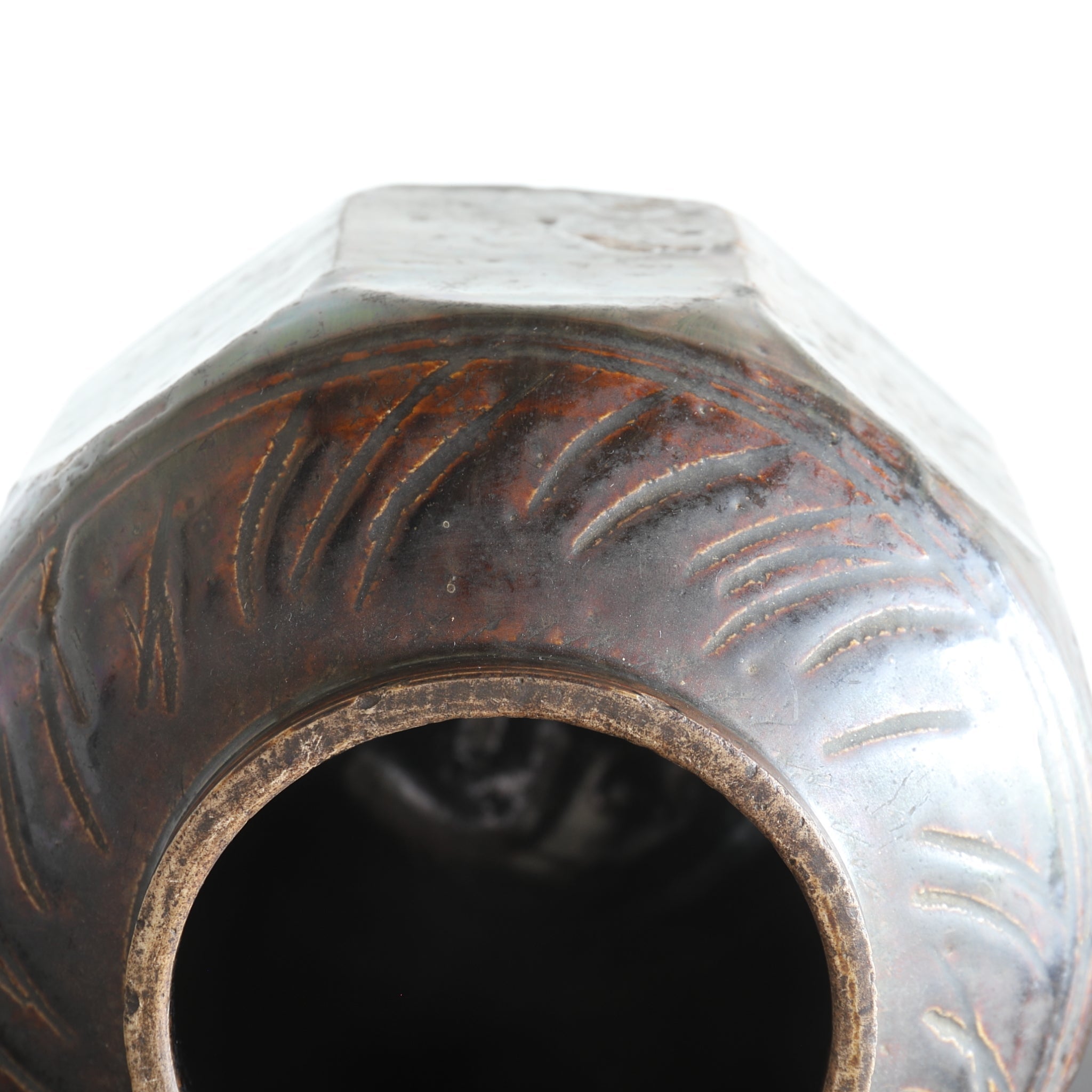 FLASCHE, Bernsteinglasiert, Joseon-Dynastie(1392–1897 n. Chr.)