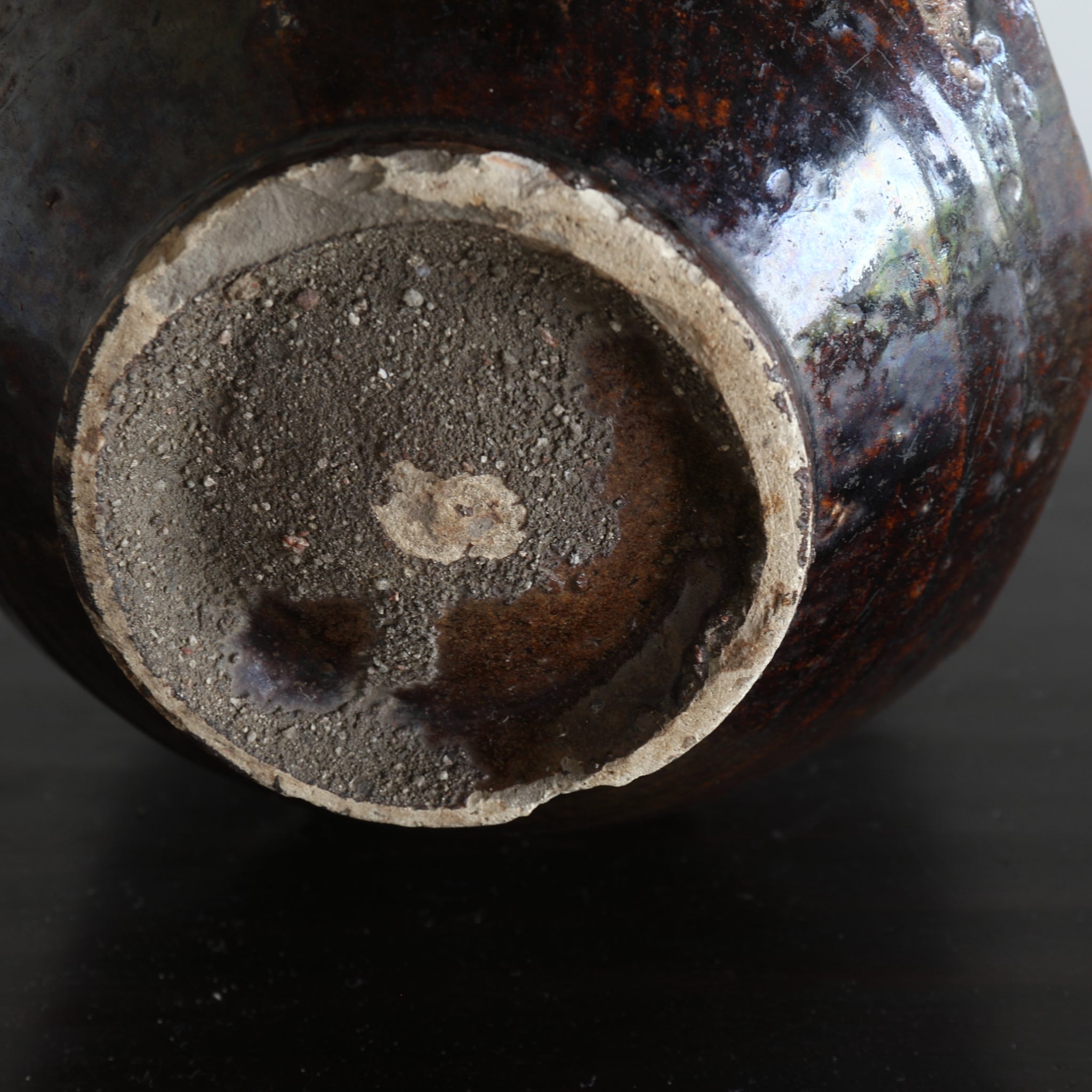FLASCHE, Bernsteinglasiert, Joseon-Dynastie(1392–1897 n. Chr.)