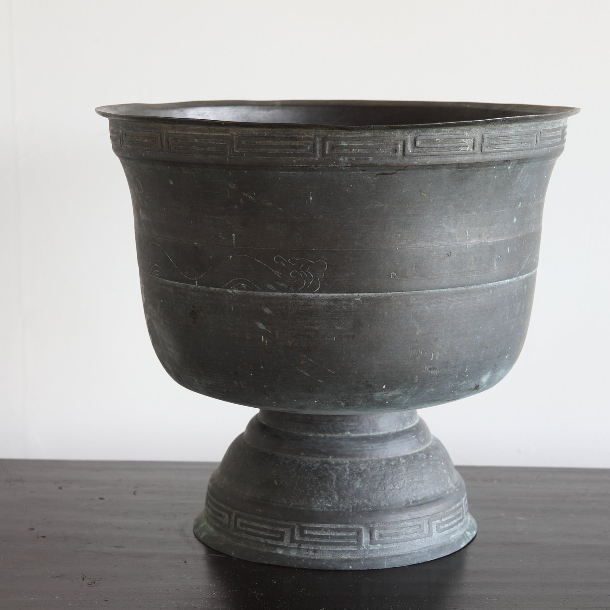 BRASERO PARA TETERA DE COBRE VIEJO, Dinastía Qing(1616–1911 d. C.)