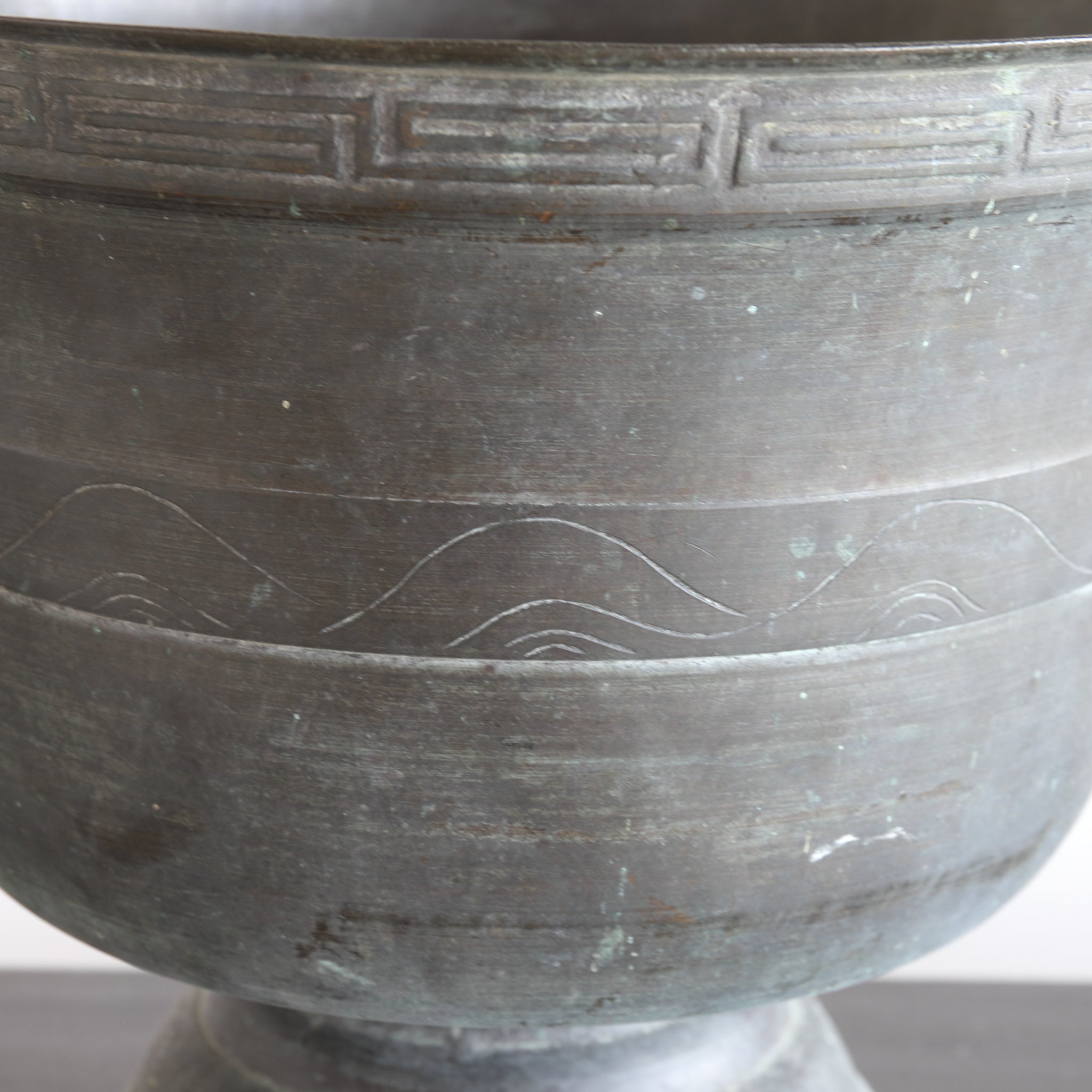 BRASERO PARA TETERA DE COBRE VIEJO, Dinastía Qing(1616–1911 d. C.)